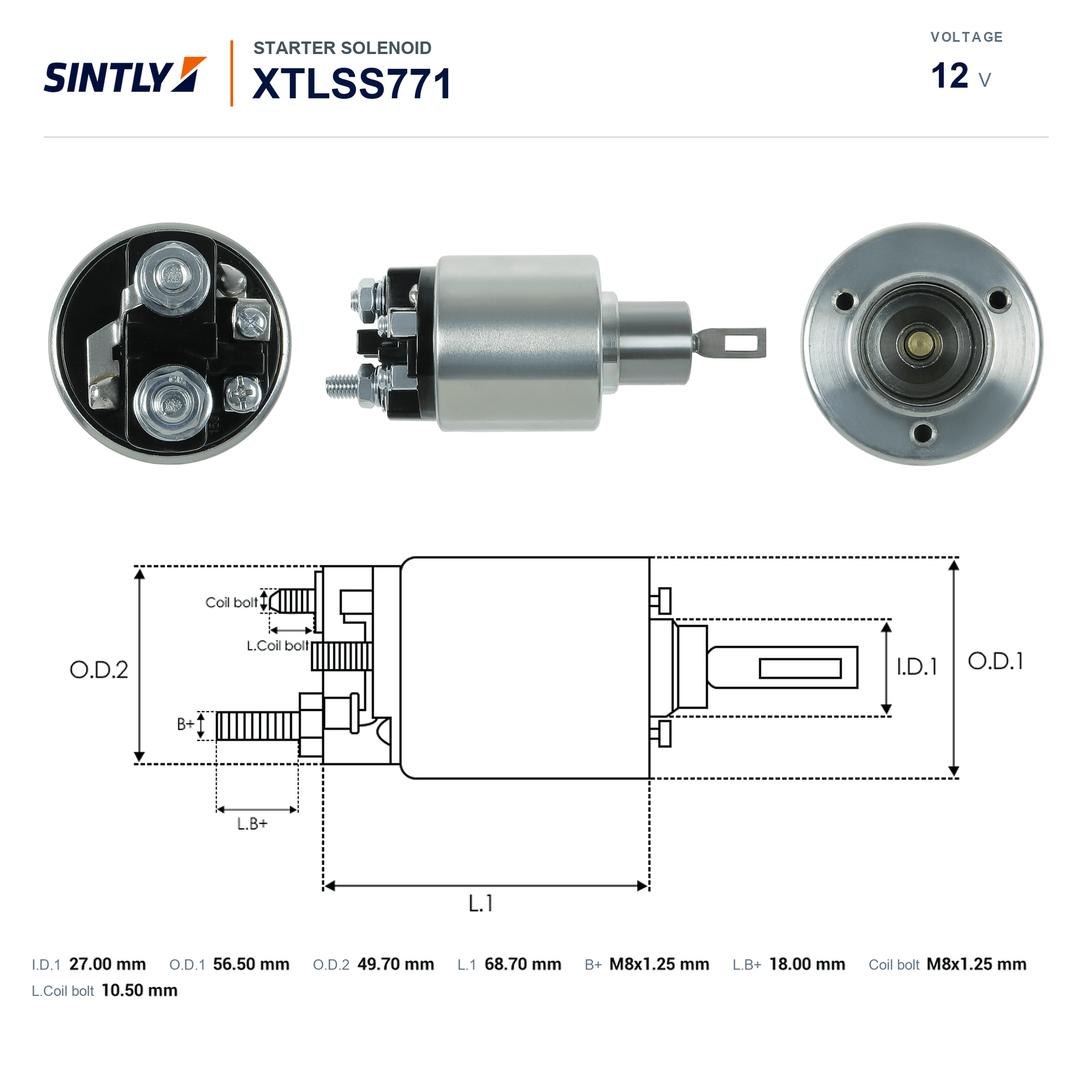 Starter Solenoid XTLSS771