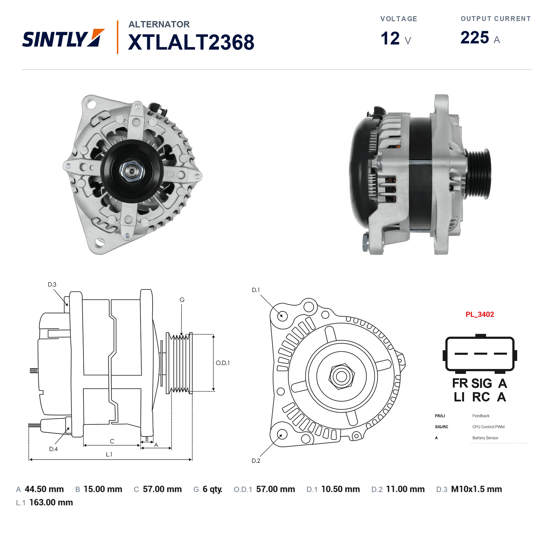 Alternator XTLALT2368