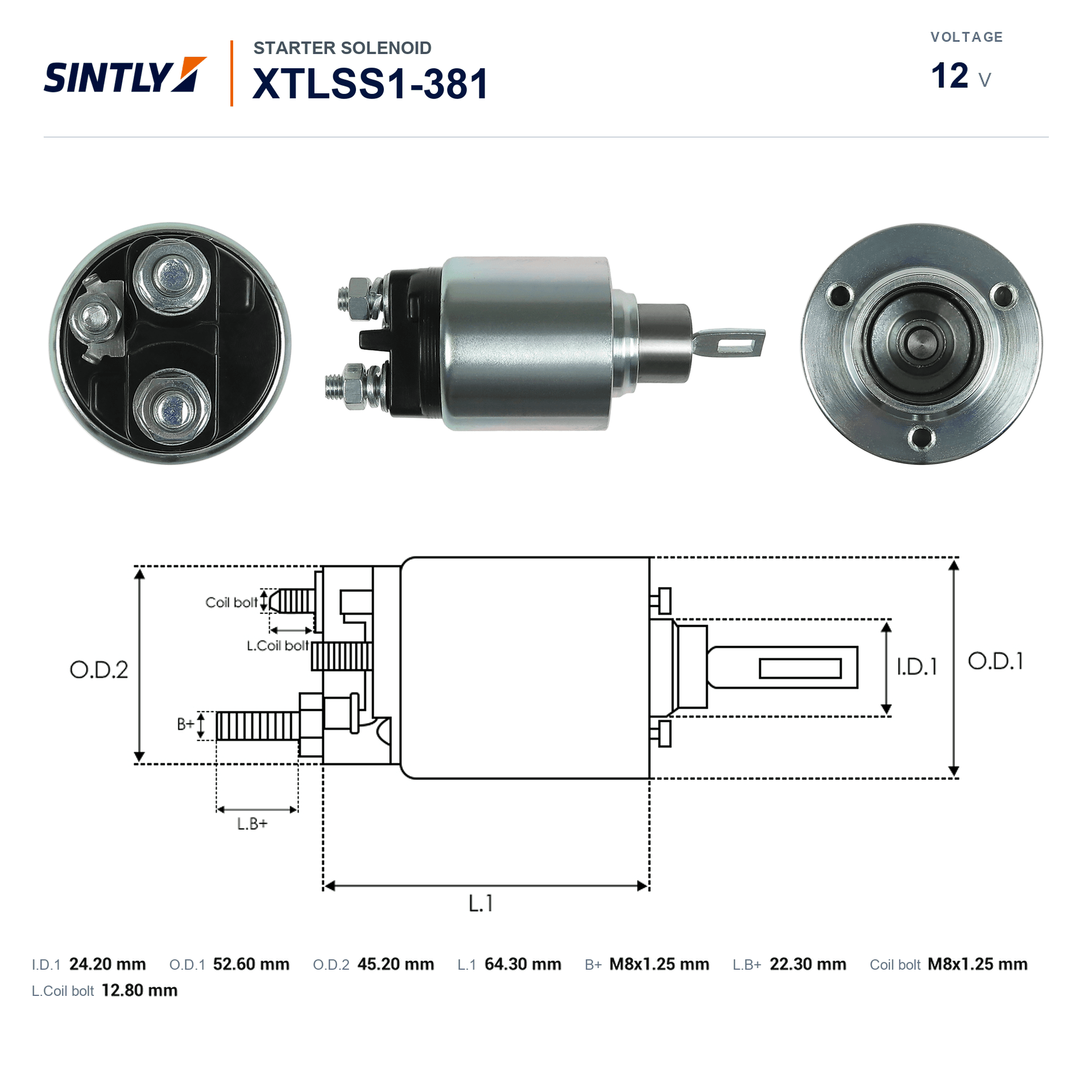 起动机电磁开关 XTLSS1-381