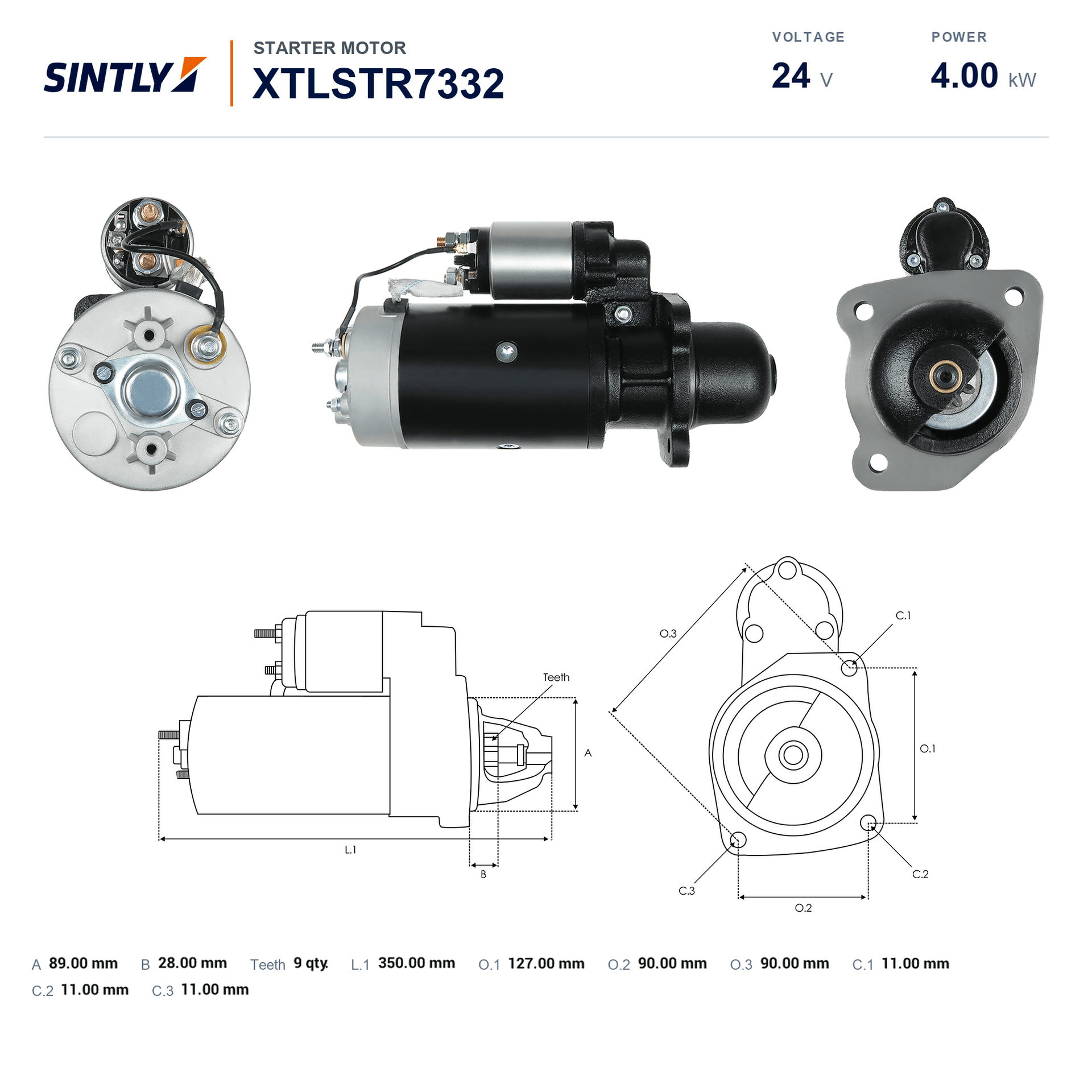 Starter XTLSTR7332