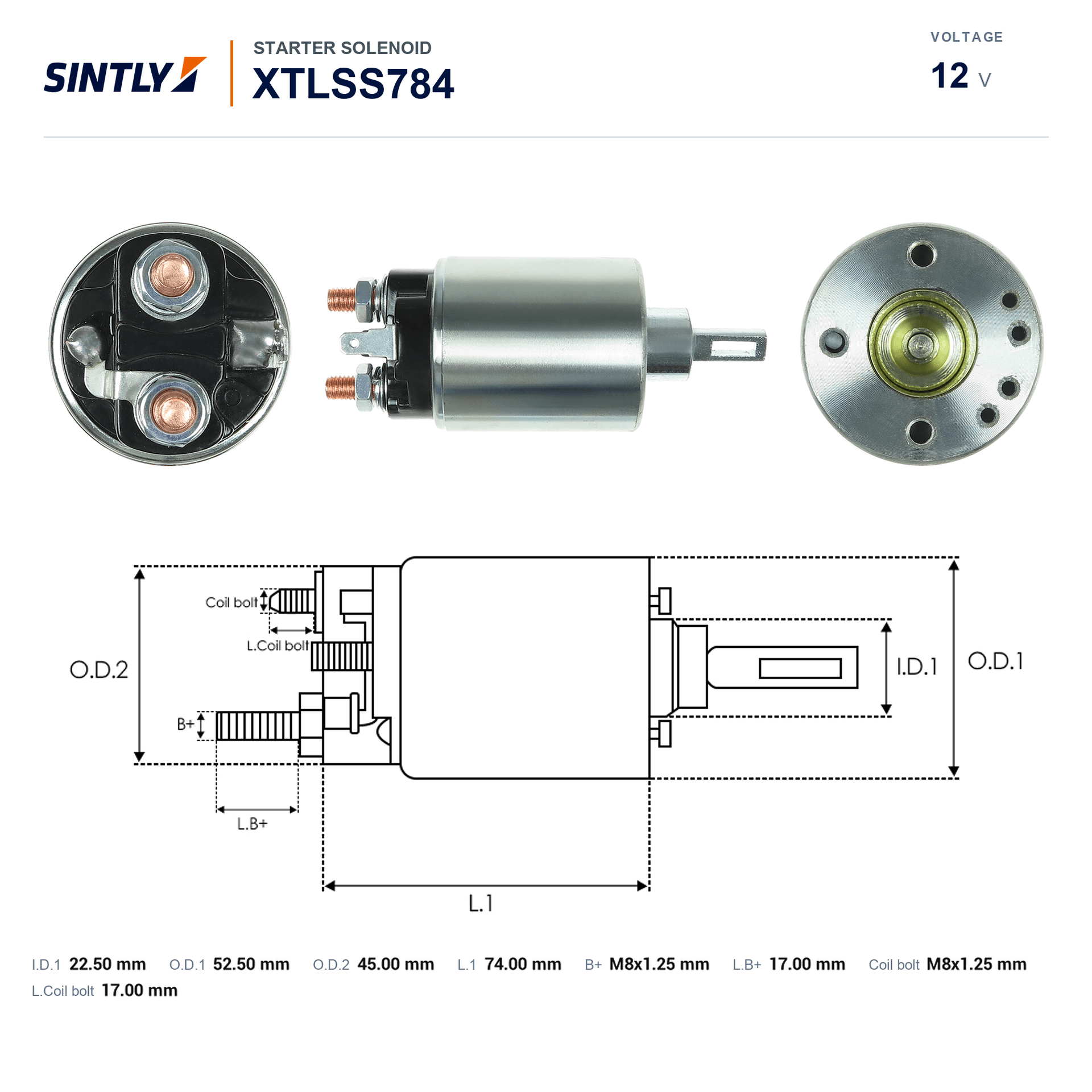 Solenoide de arranque XTLSS784