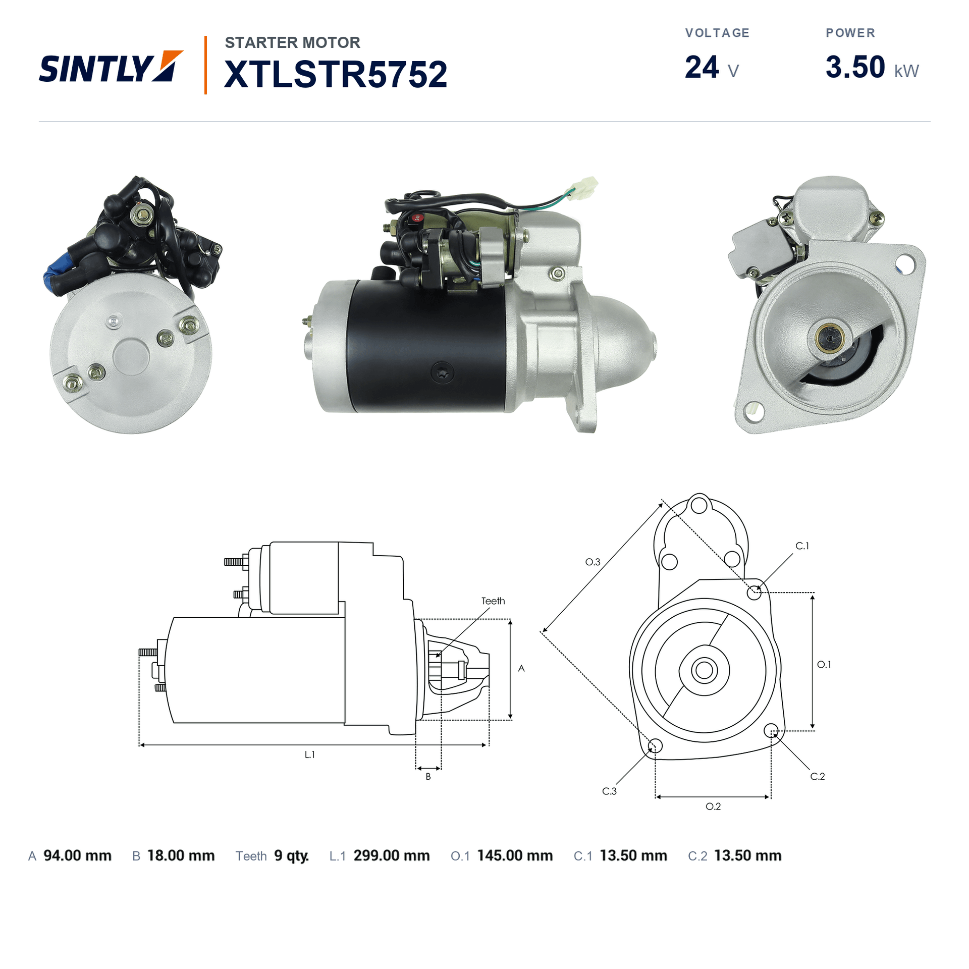 Starter XTLSTR5752