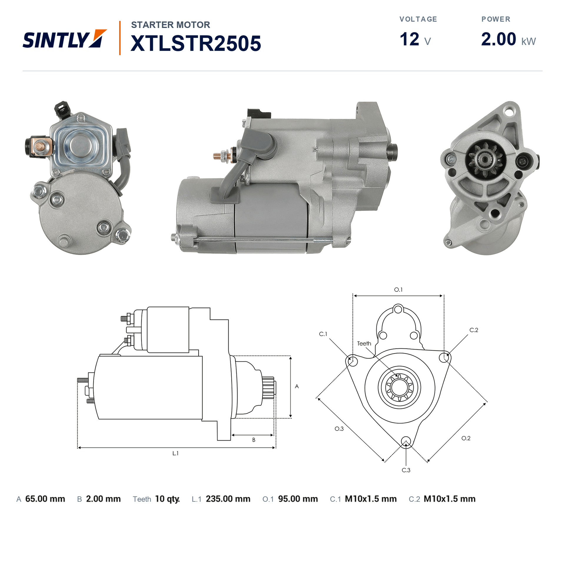 Starter XTLSTR2505