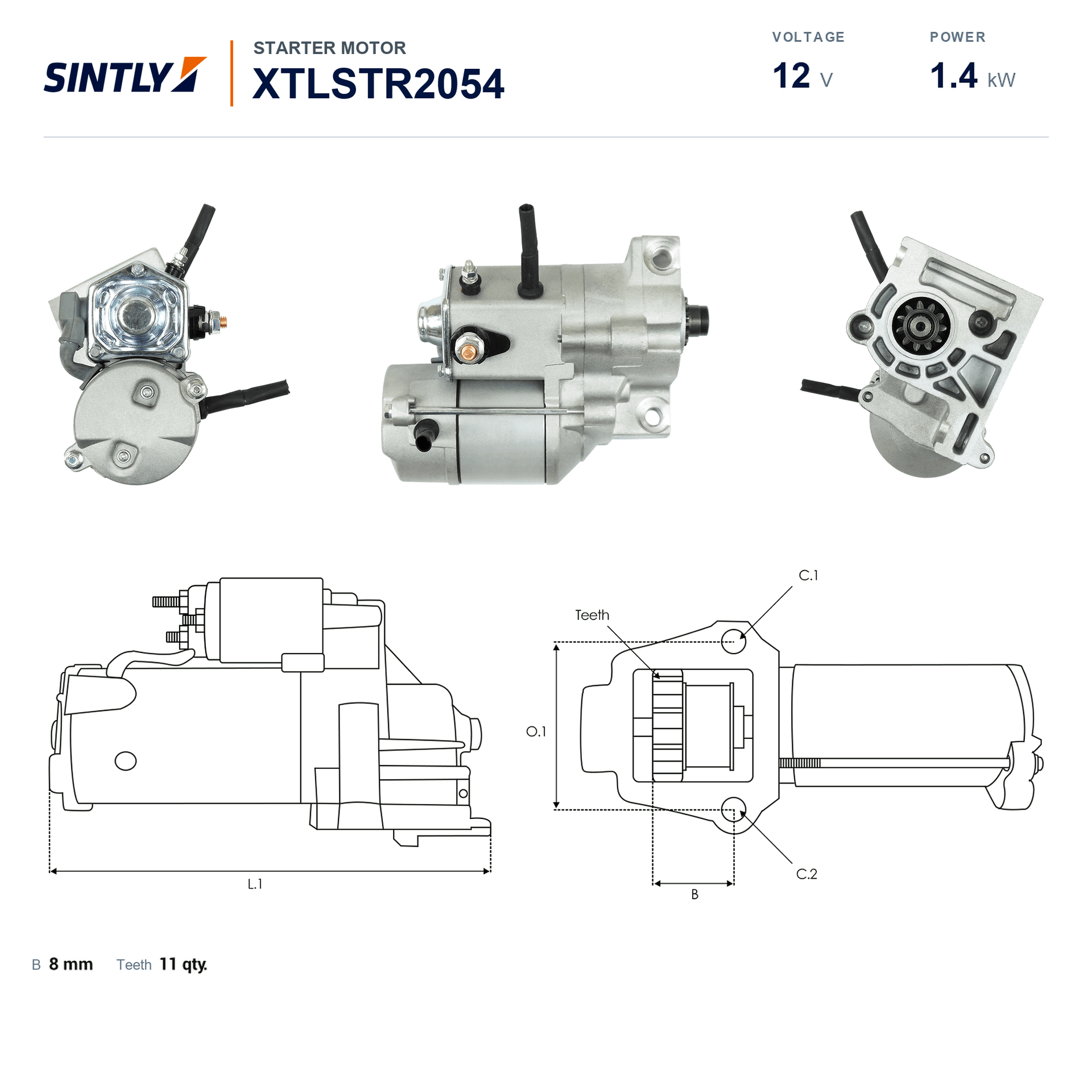 Starter XTLSTR2054