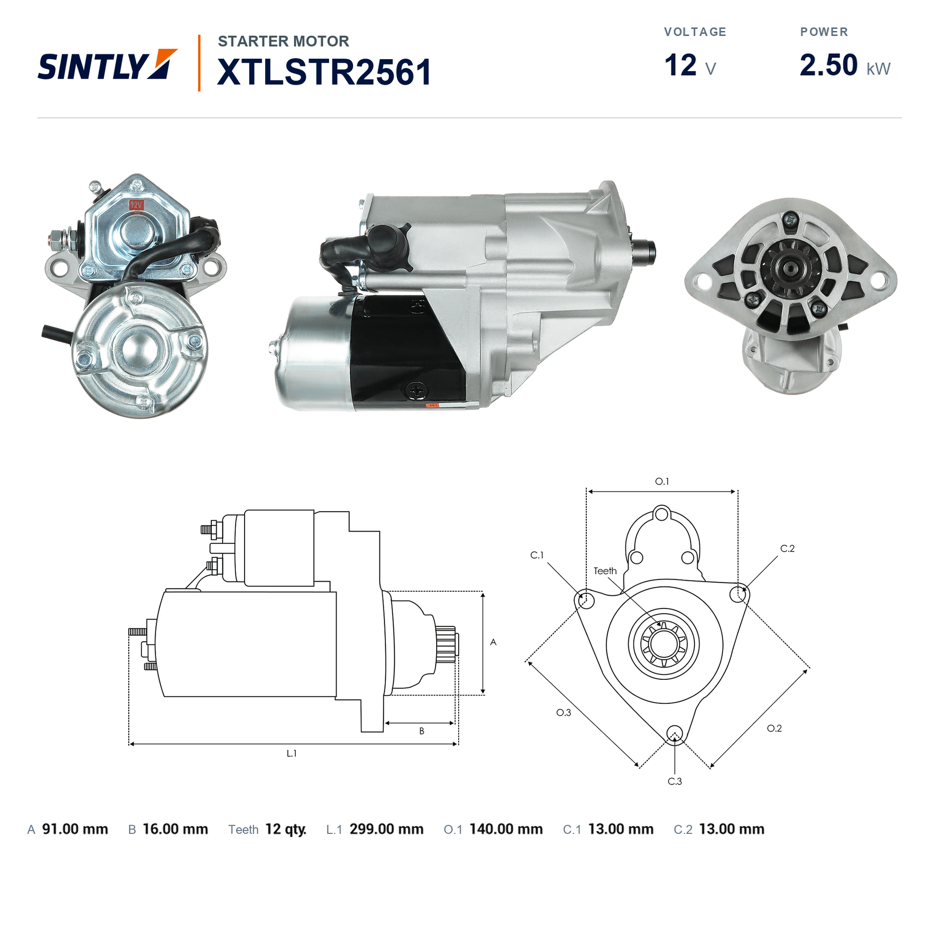 Starter XTLSTR2561