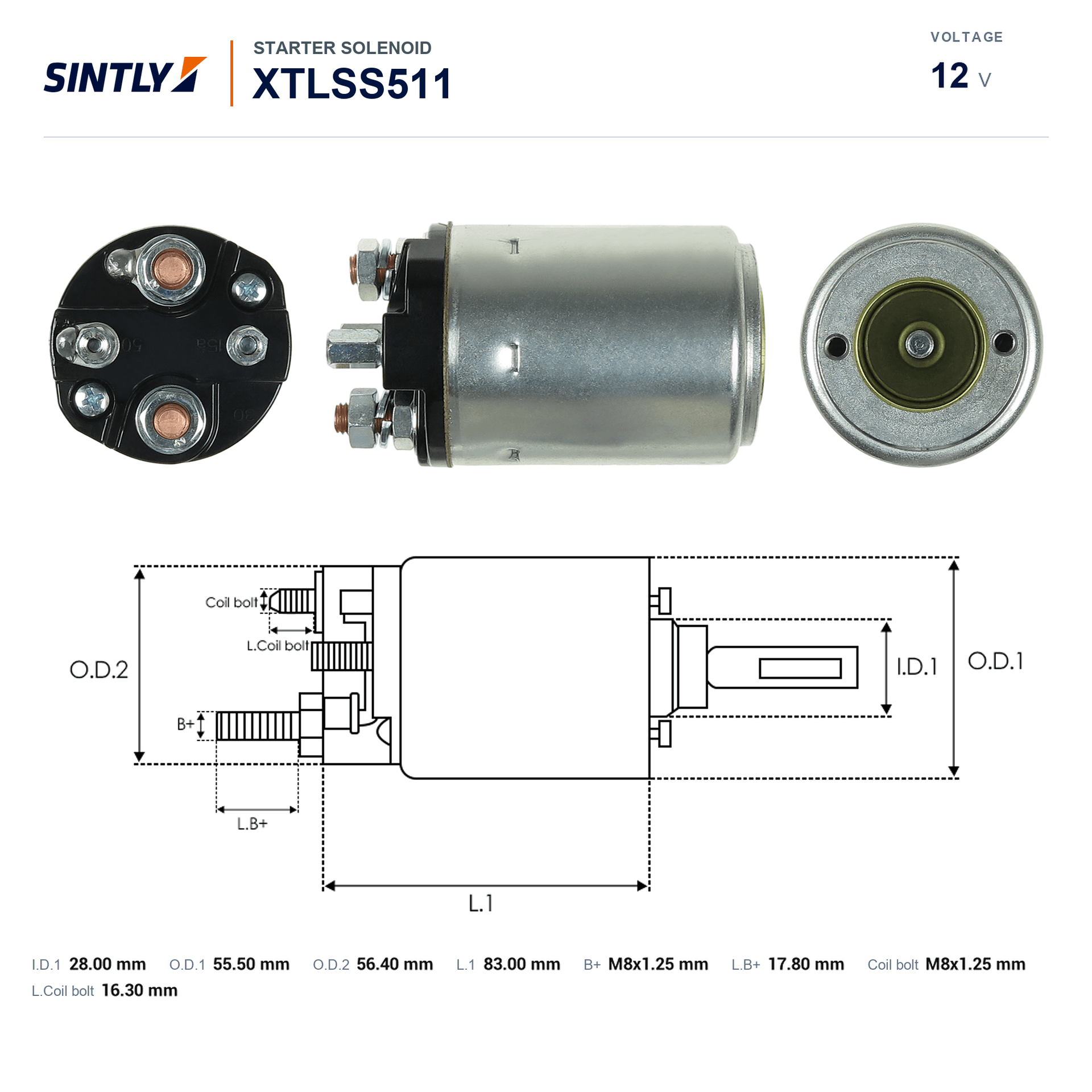 Solenoide de arranque XTLSS511