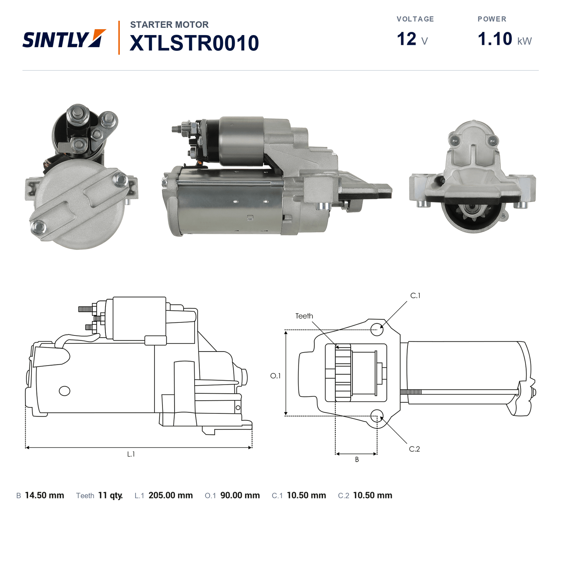 Starter XTLSTR0010