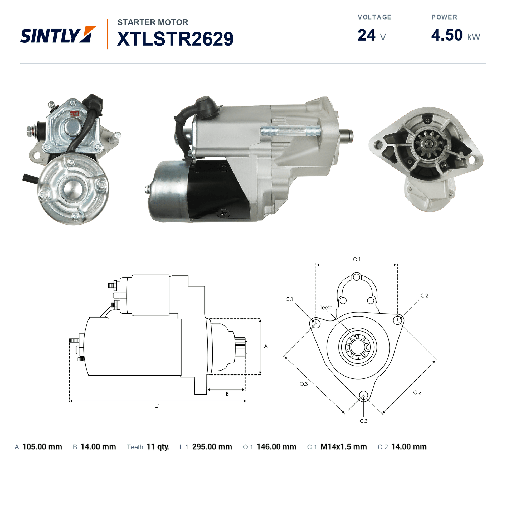 Starter XTLSTR2629