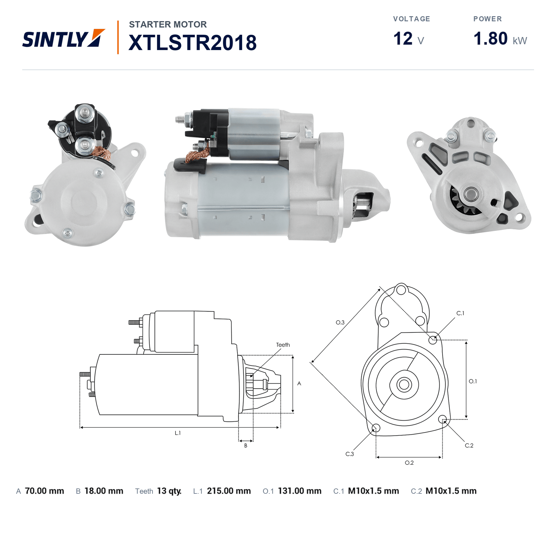 Starter XTLSTR2018