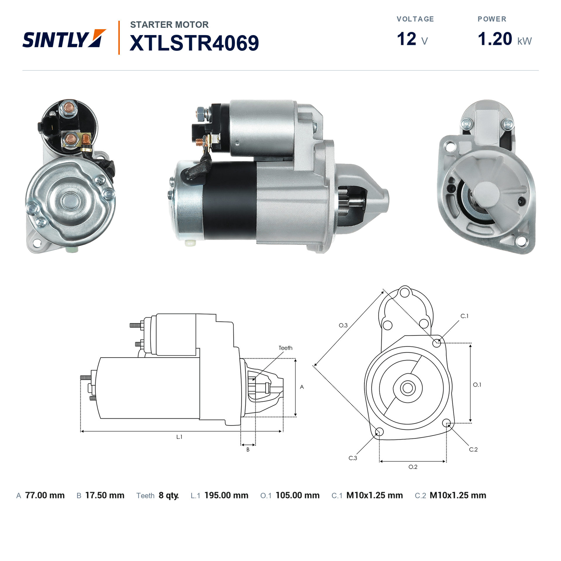 Starter XTLSTR4069
