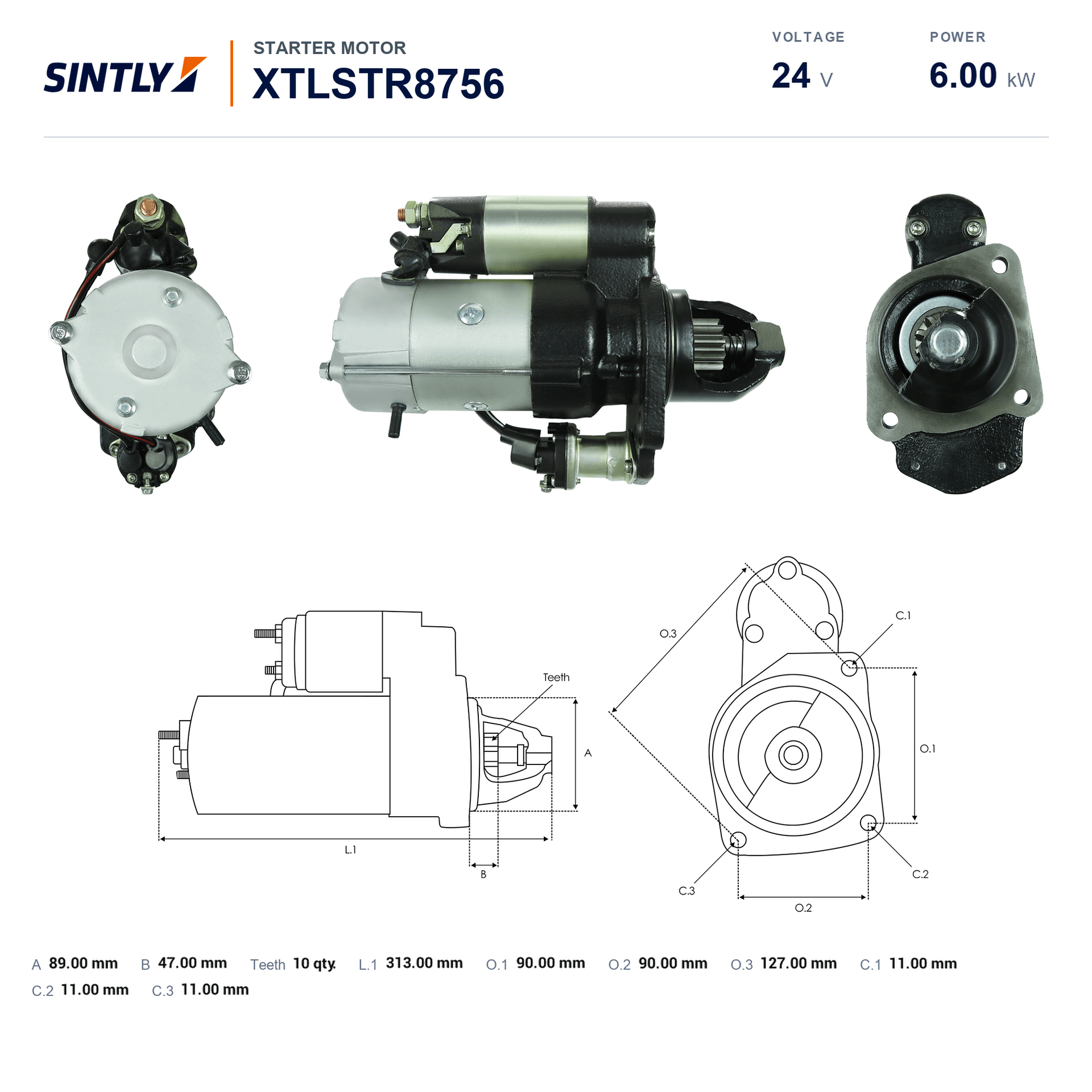 Starter XTLSTR8756