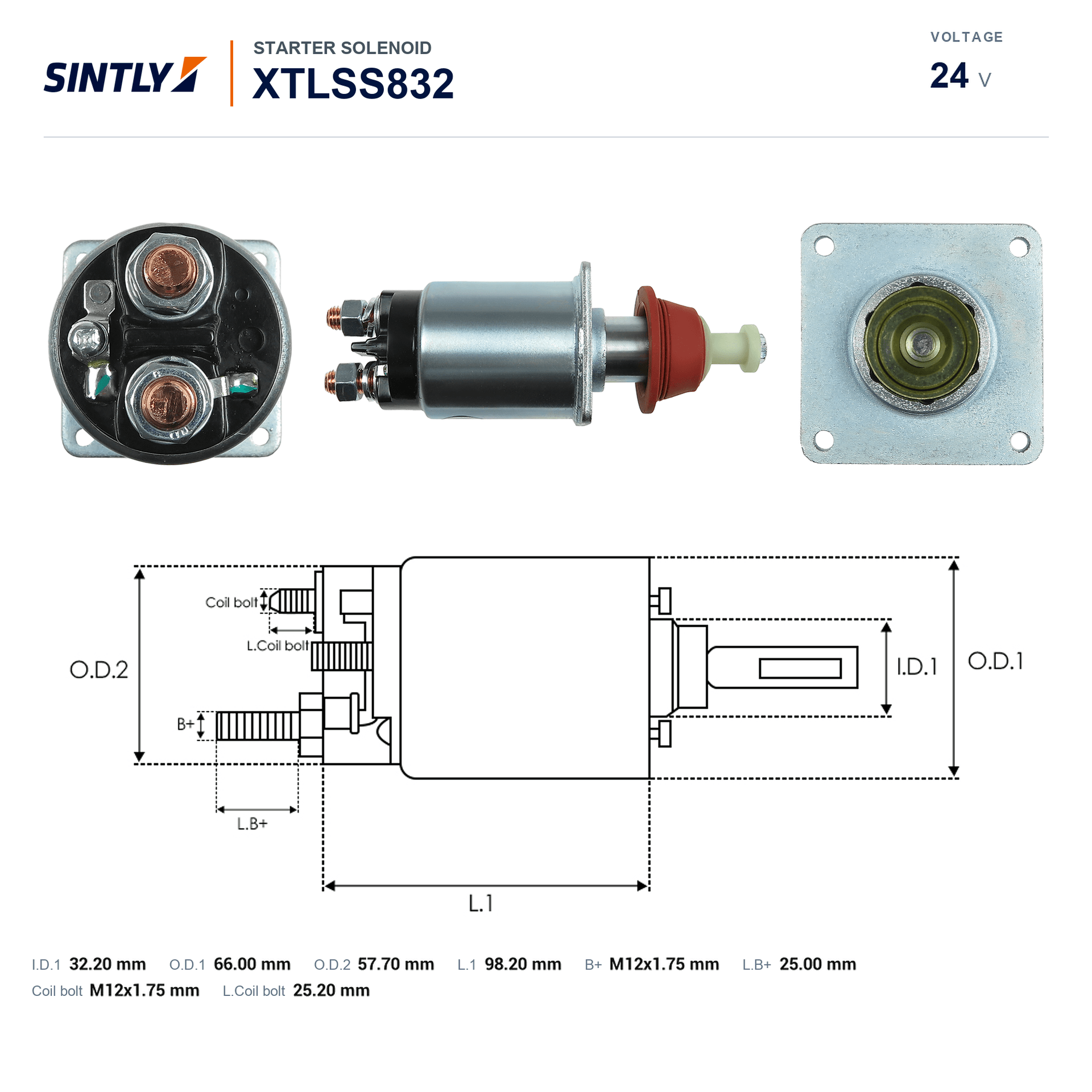 Starter Solenoid XTLSS832
