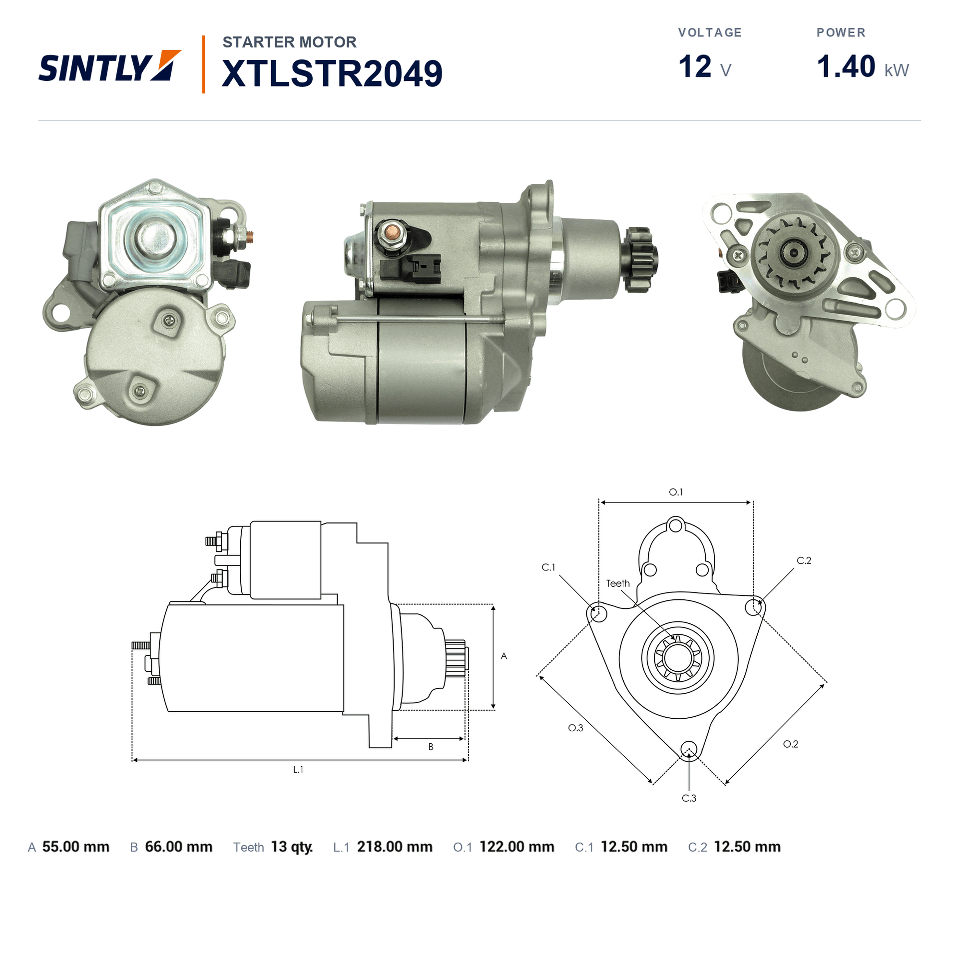 Starter XTLSTR2049