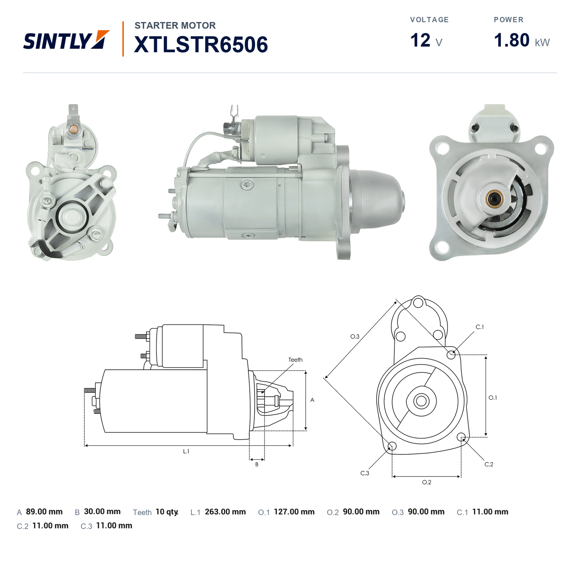 Starter XTLSTR6506