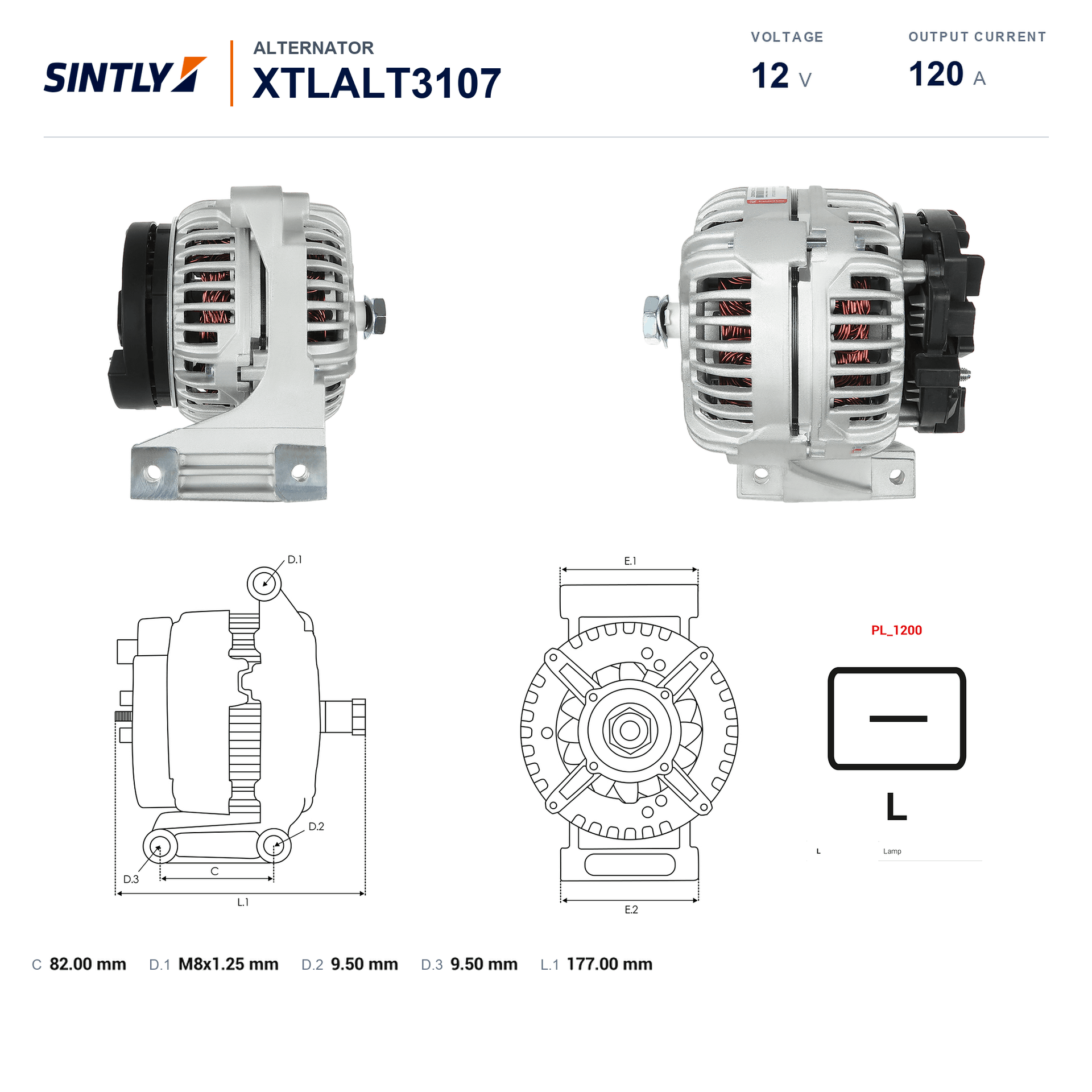 发电机 XTLALT3107