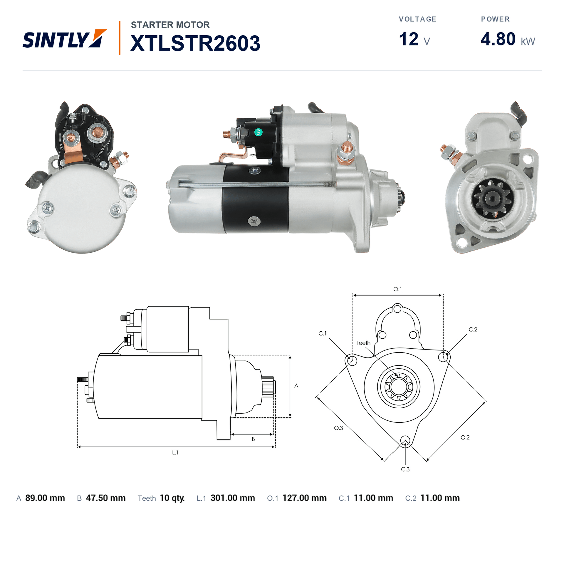 Starter XTLSTR2603