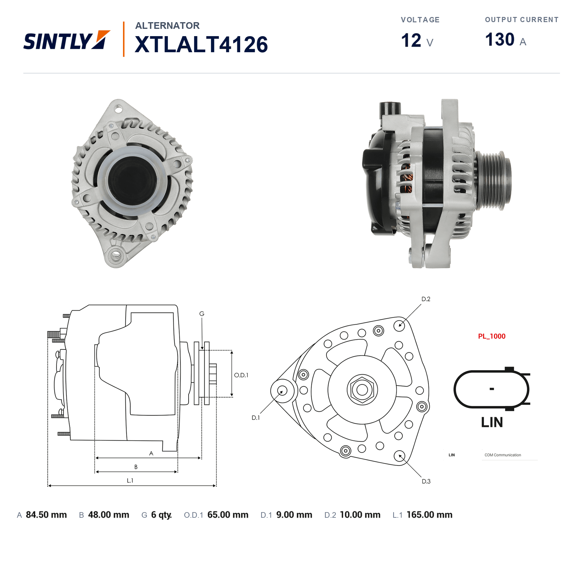 Alternator XTLALT4126