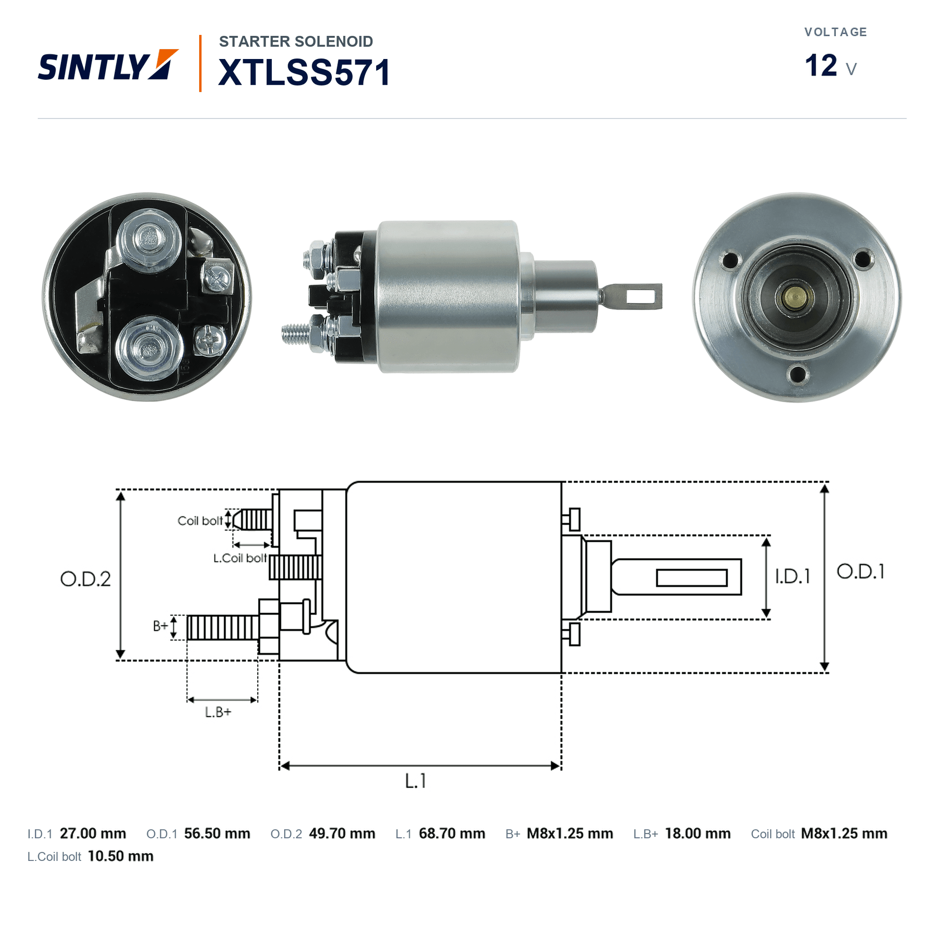 Starter Solenoid XTLSS571
