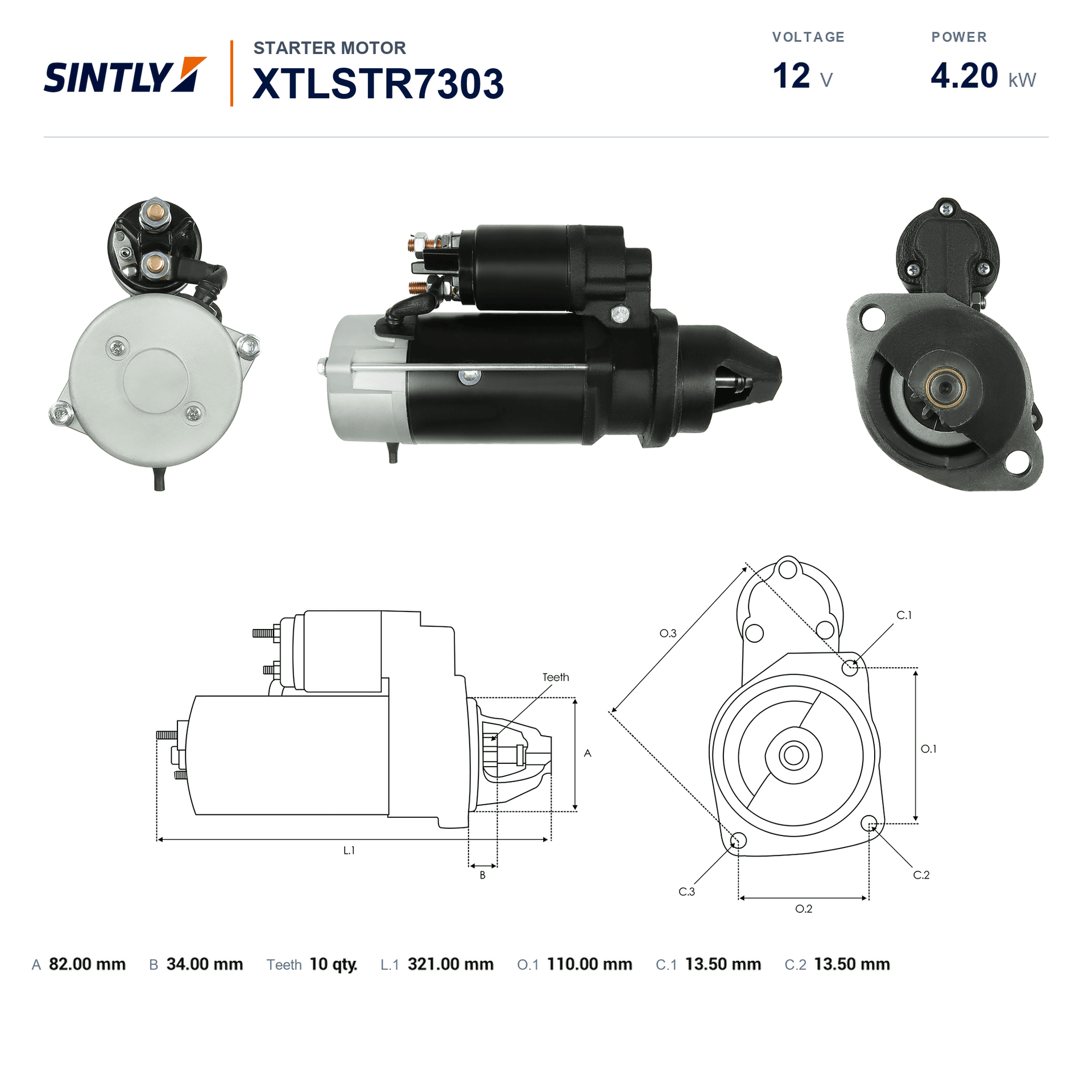Starter XTLSTR7303