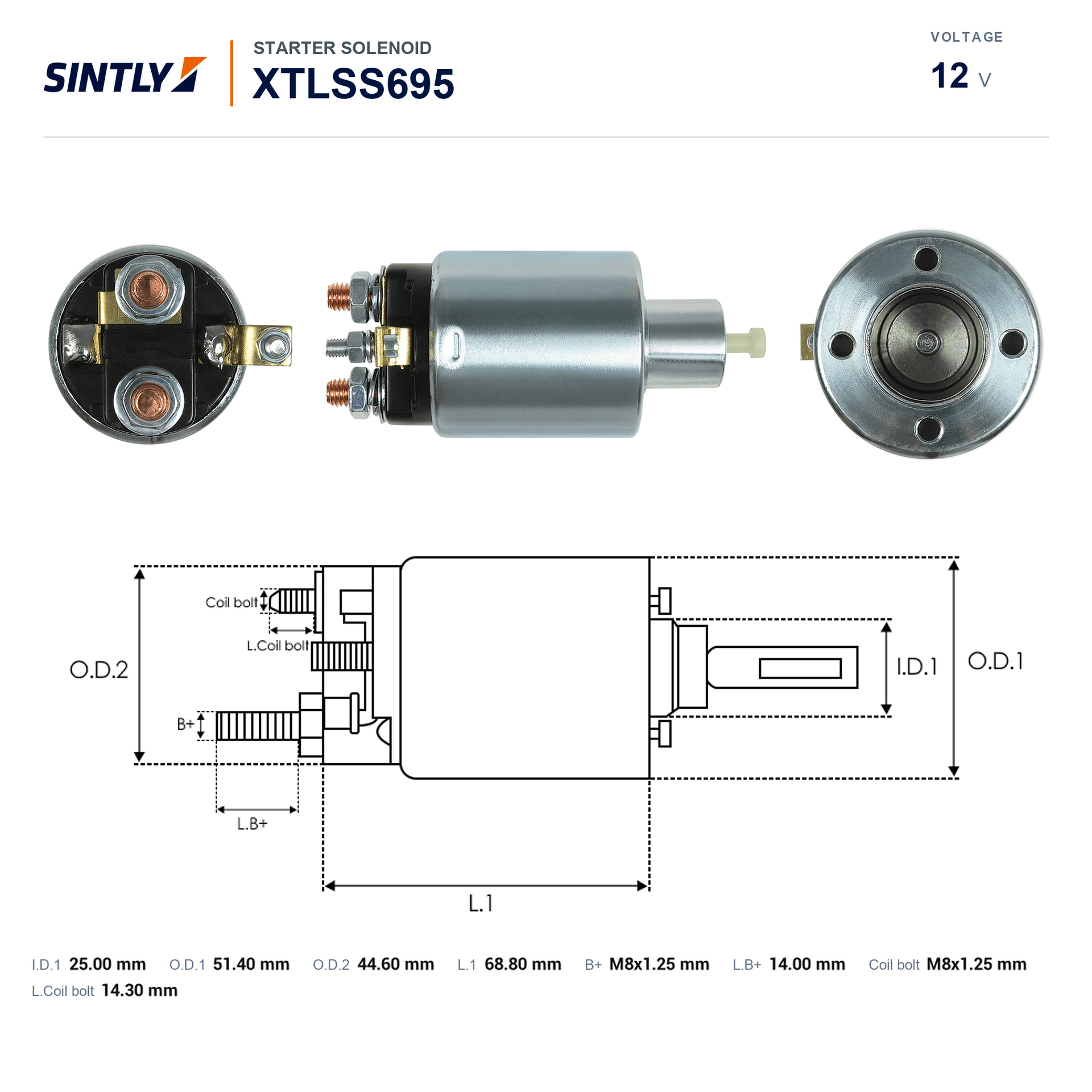Starter Solenoid XTLSS695