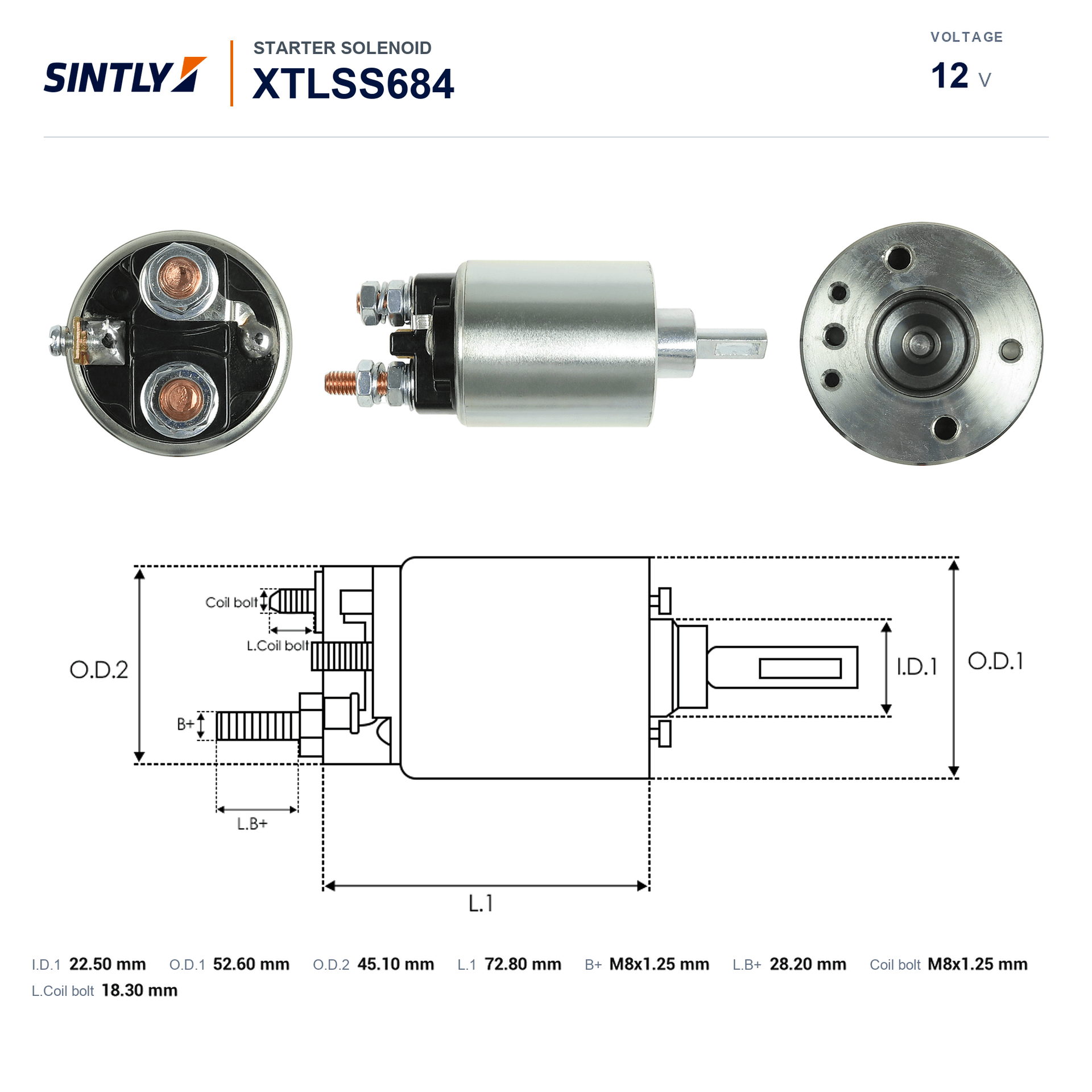 Starter Solenoid XTLSS684