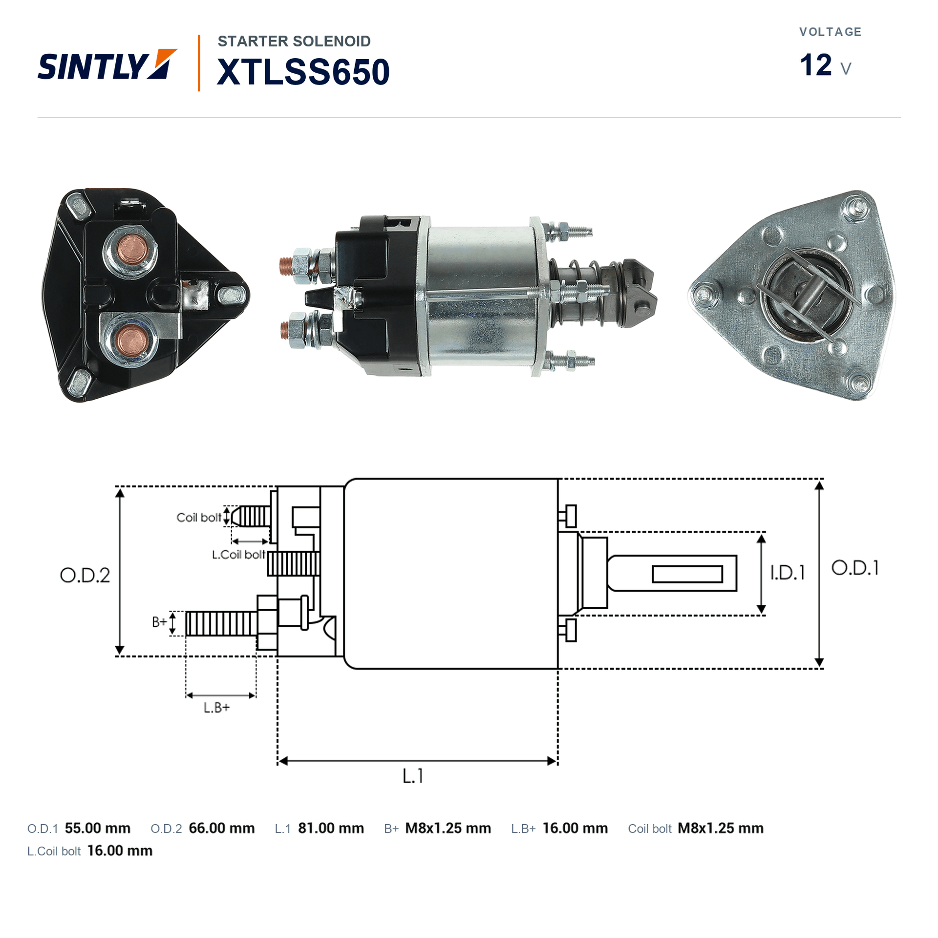 Starter Solenoid XTLSS650