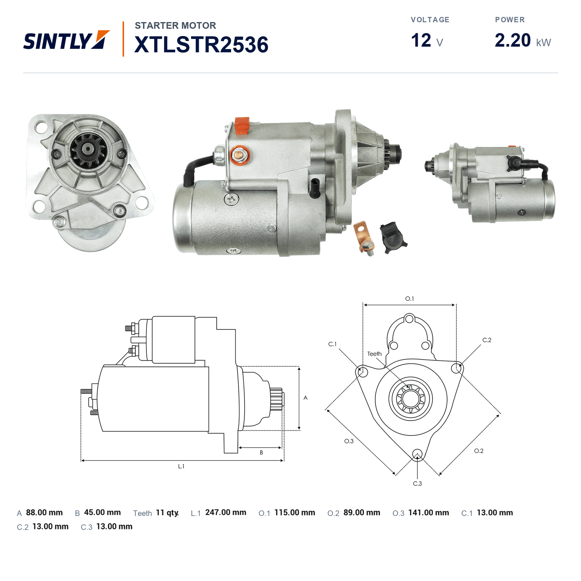 Starter XTLSTR2536