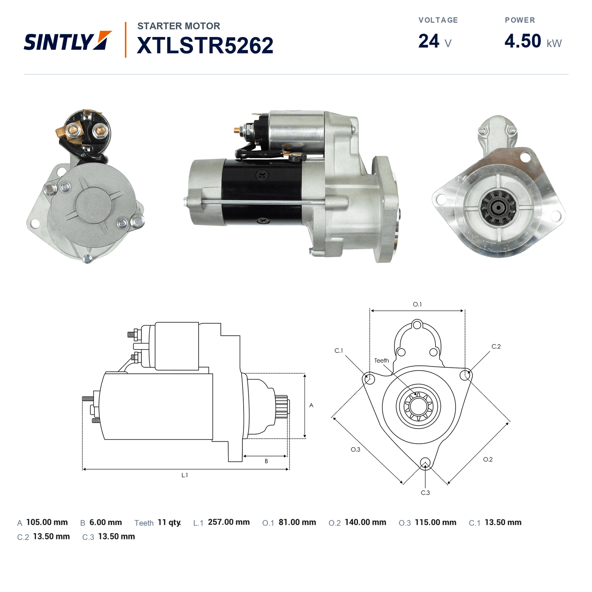Starter XTLSTR5262