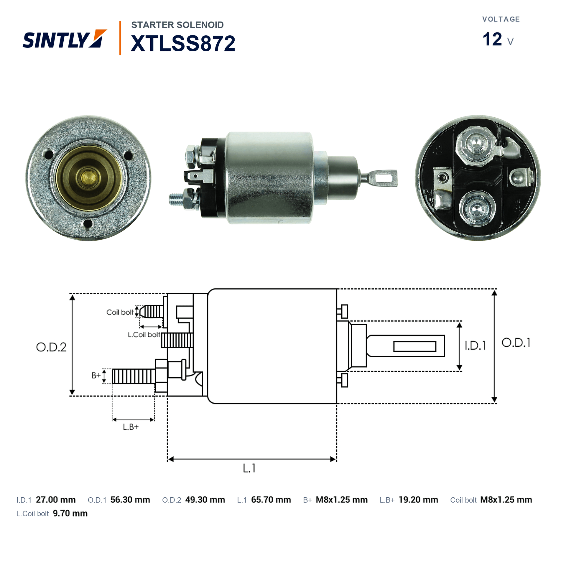 Starter Solenoid XTLSS872