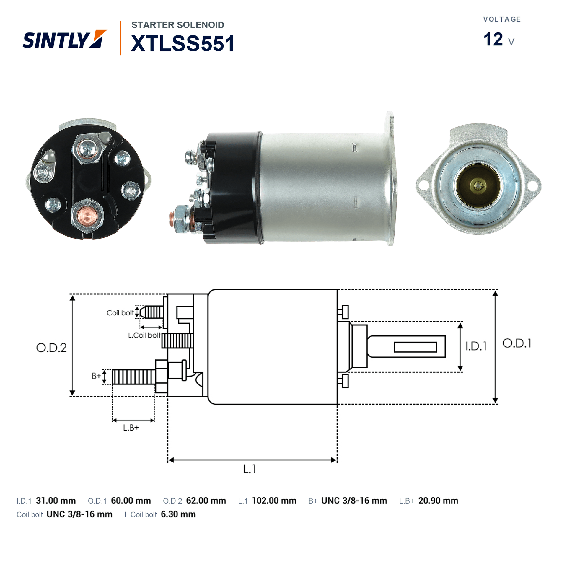 Starter Solenoid XTLSS551