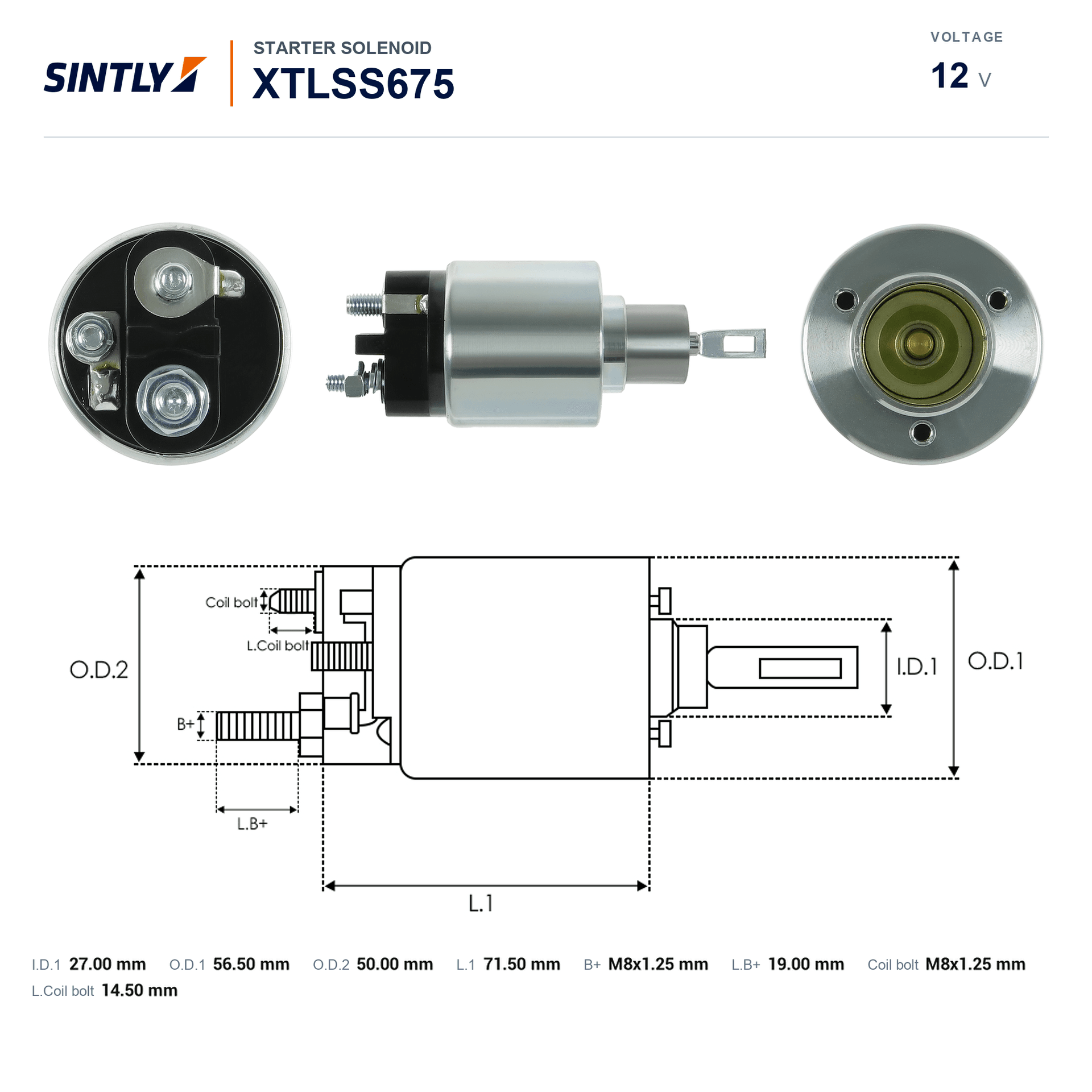 Starter Solenoid XTLSS675