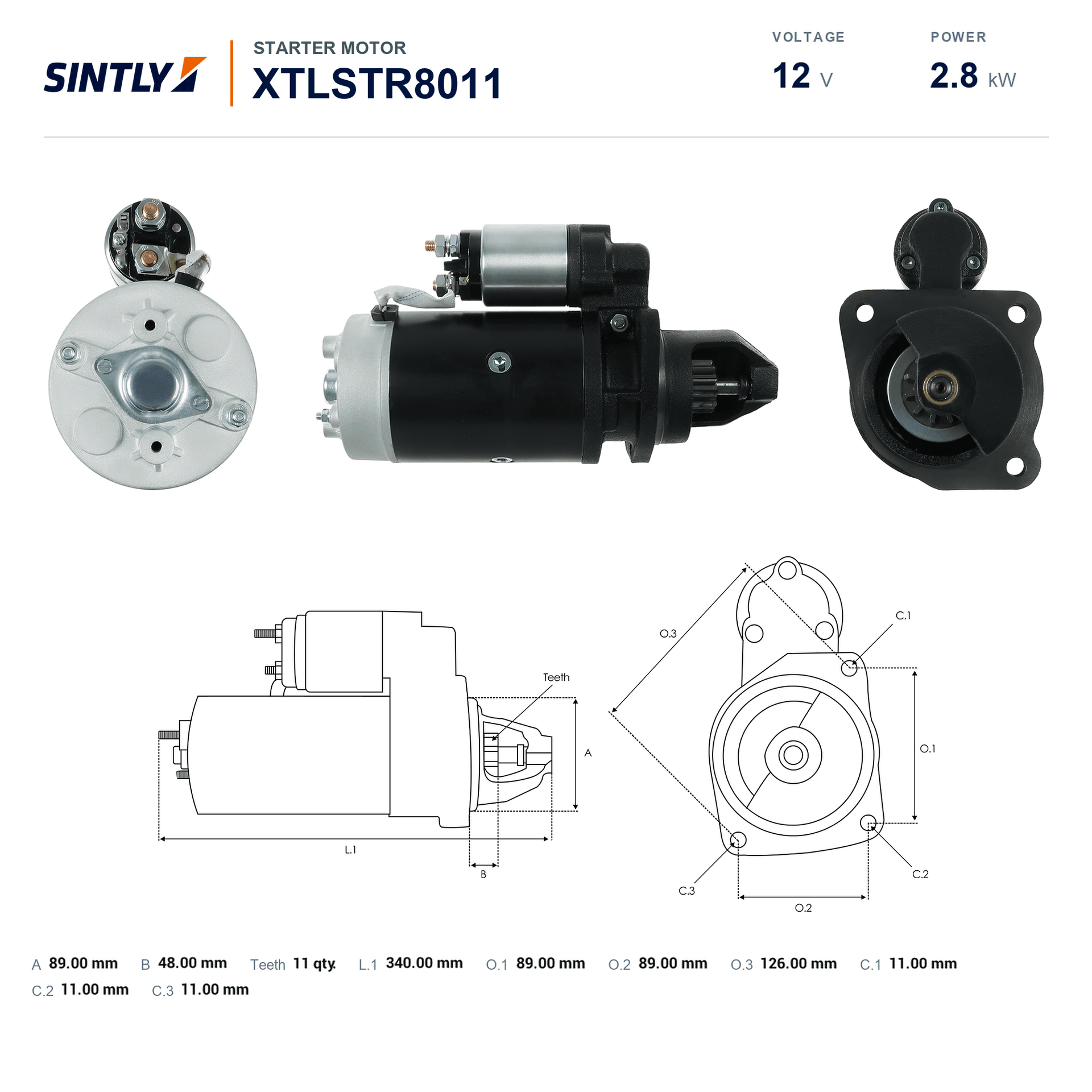 Starter XTLSTR8011