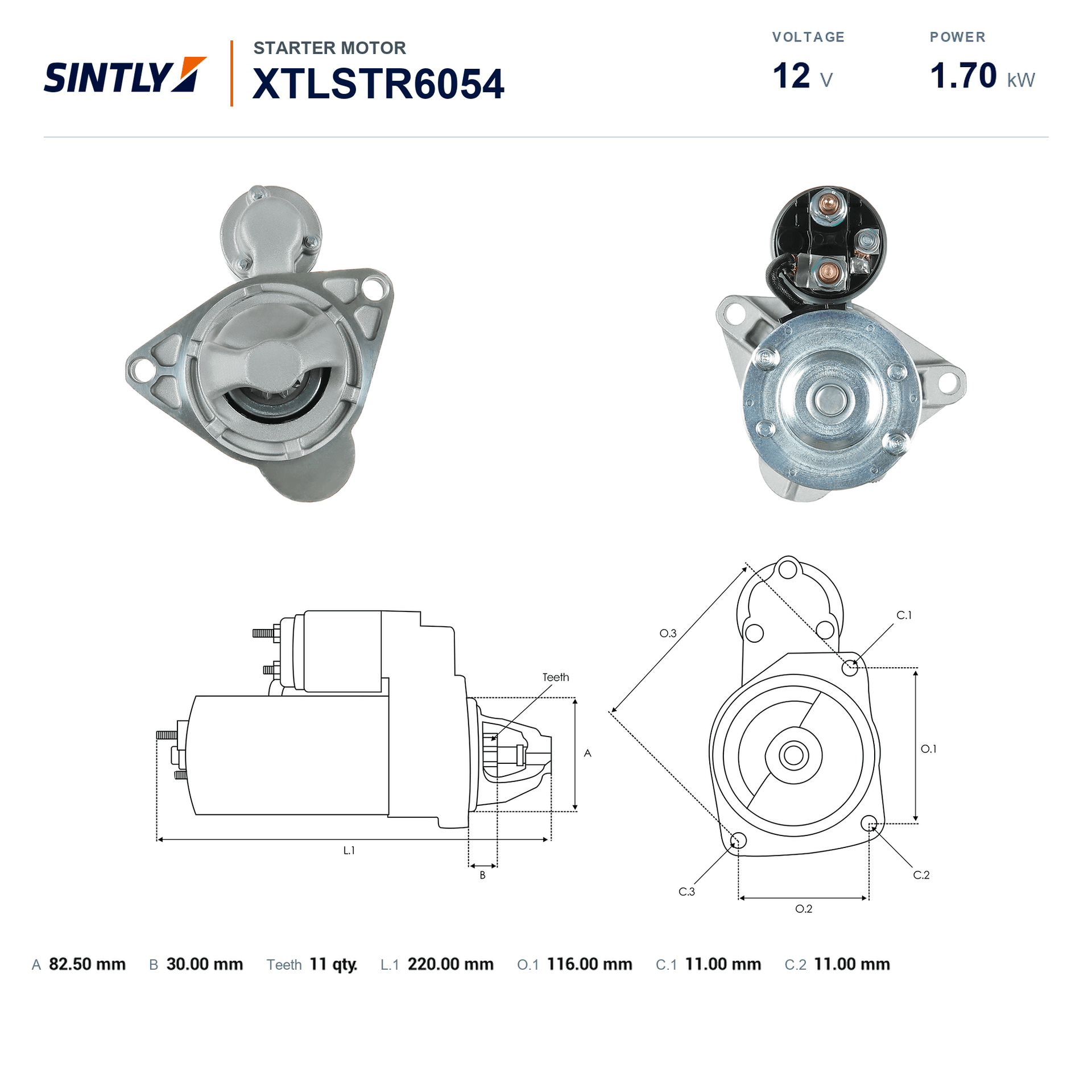 Starter XTLSTR6054