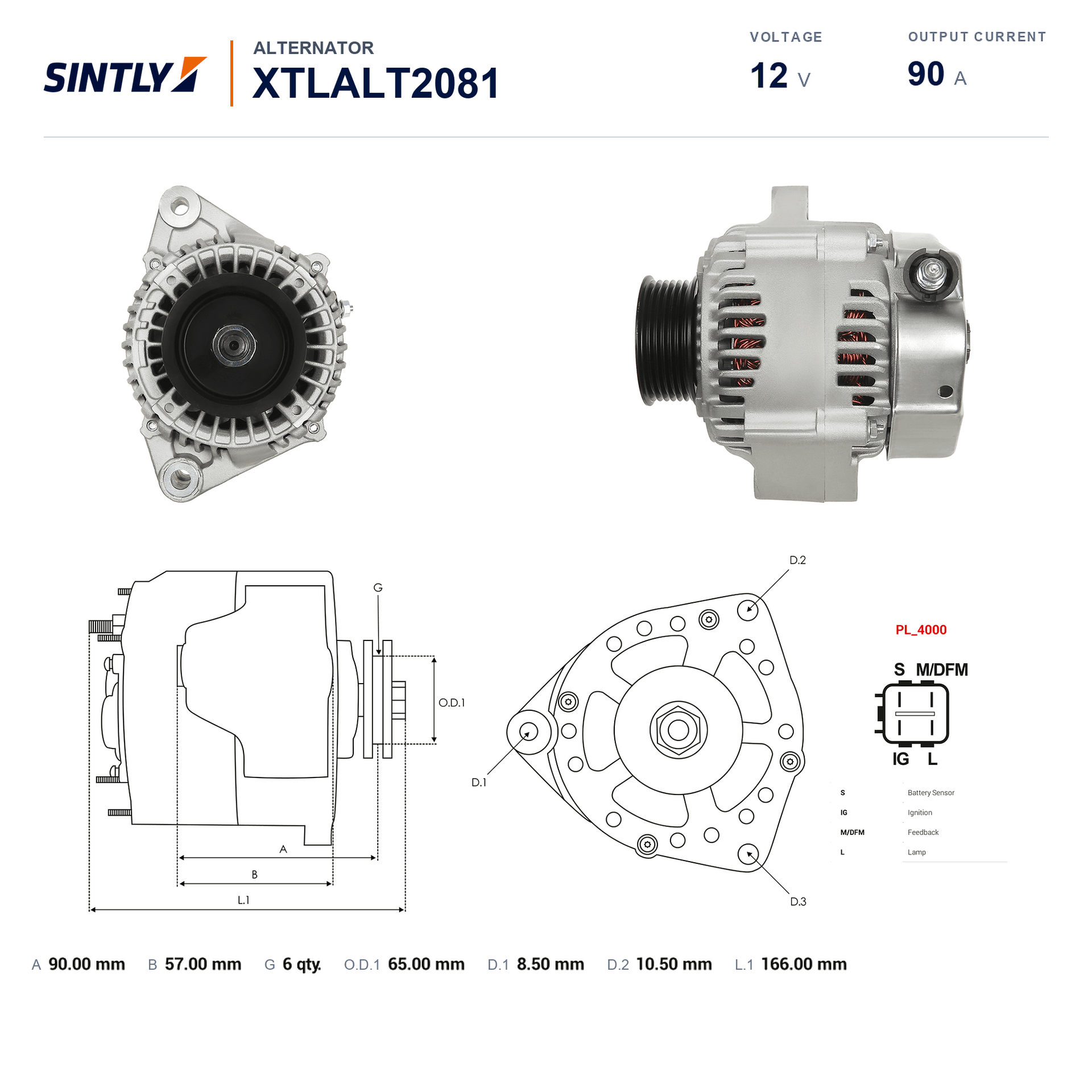 Alternator XTLALT2081