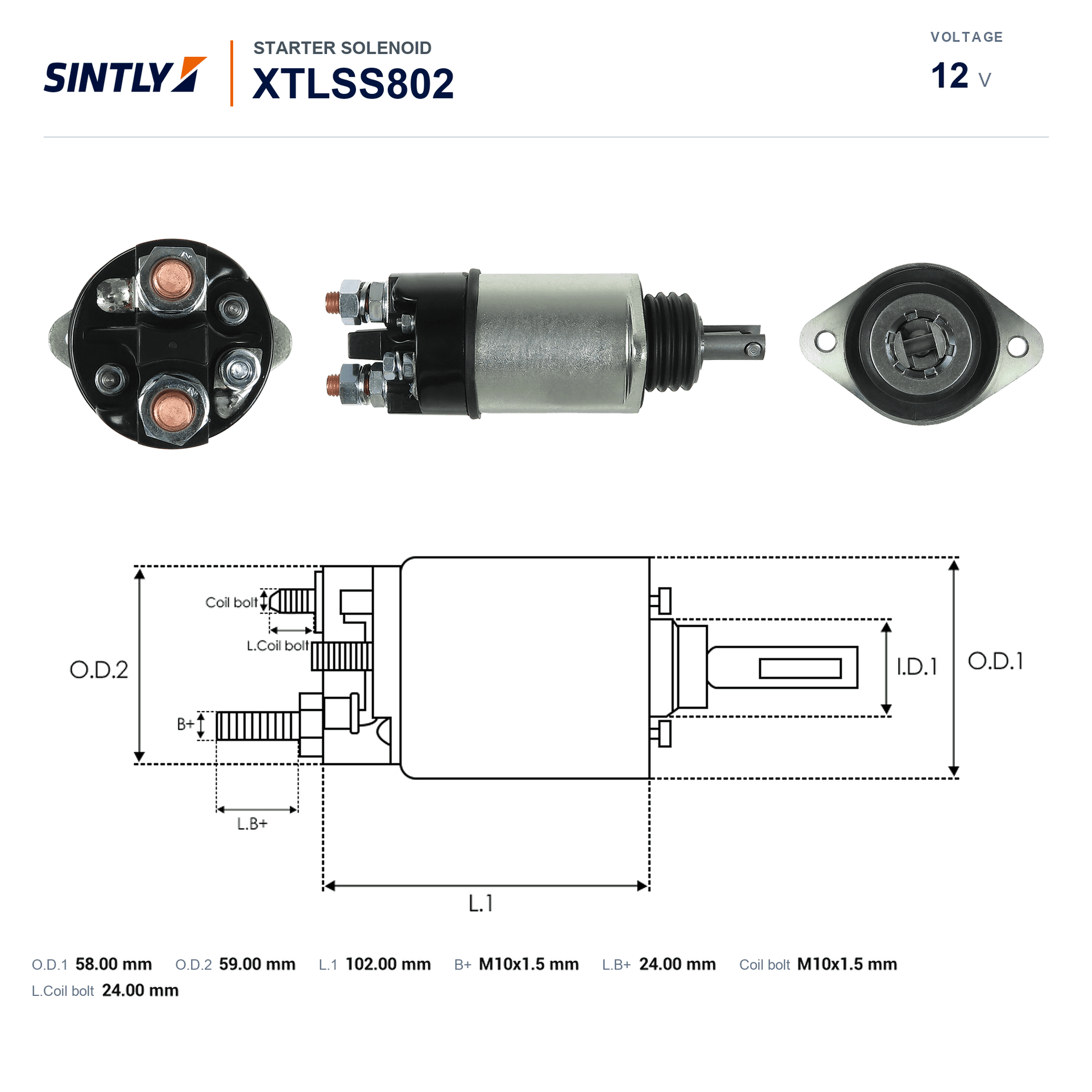 Starter Solenoid XTLSS802