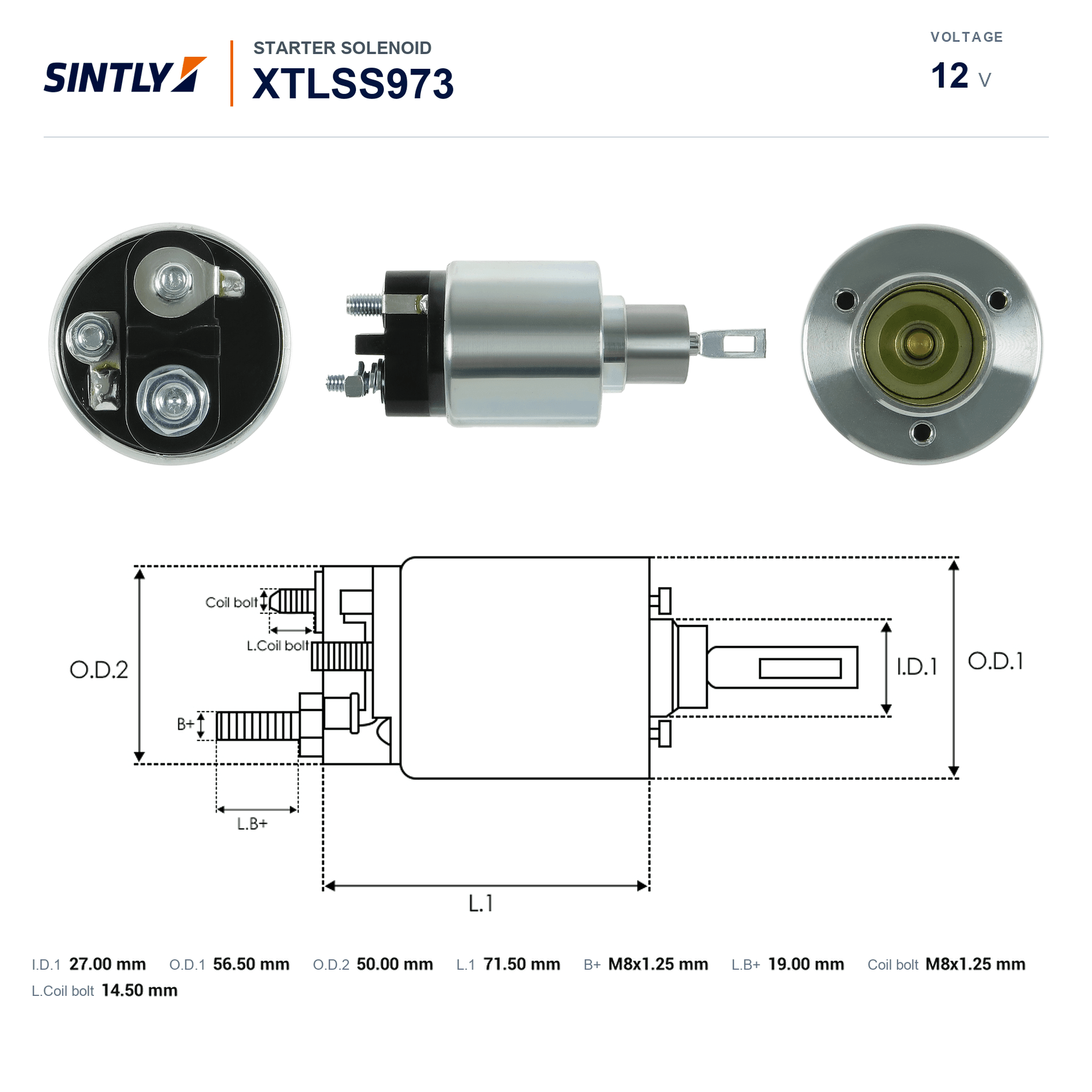 Starter Solenoid XTLSS973