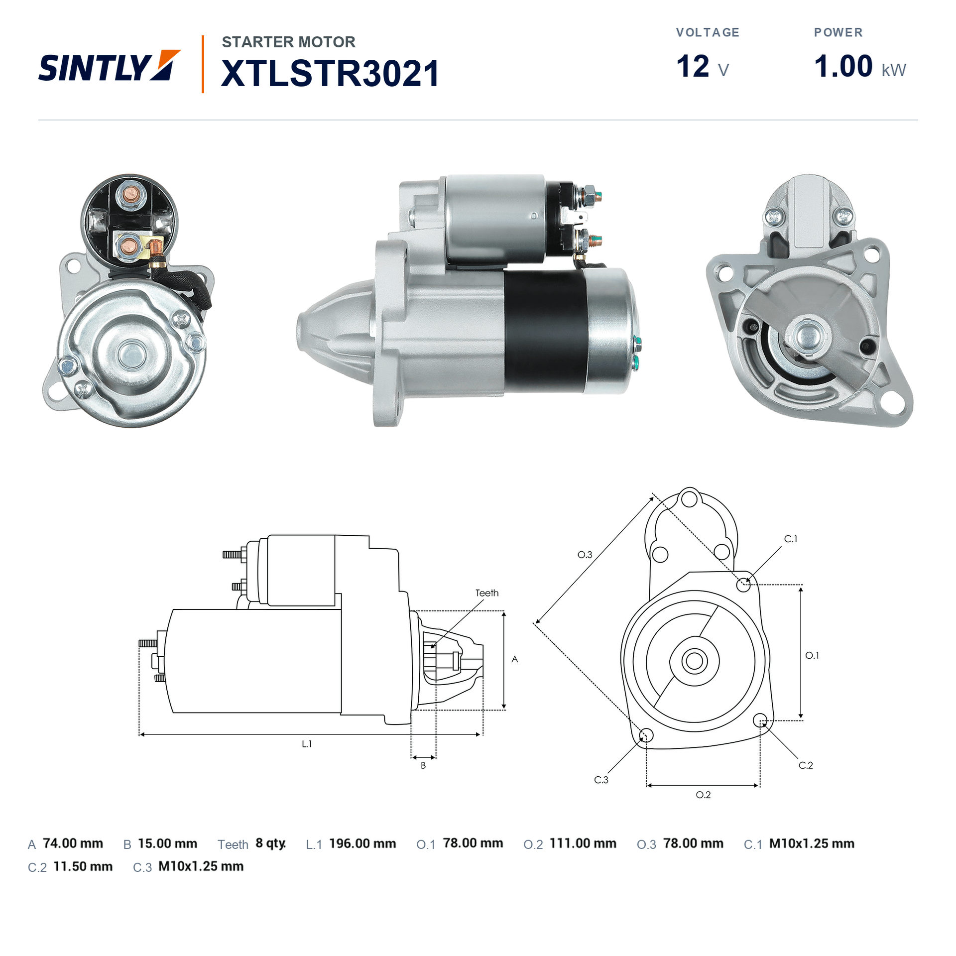 Starter XTLSTR3021