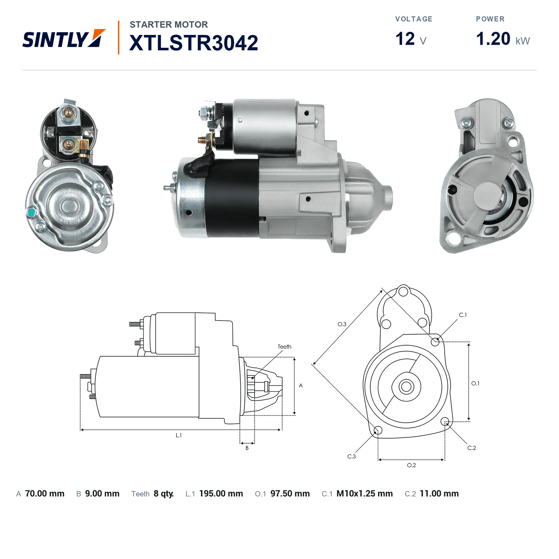 Starter XTLSTR3042