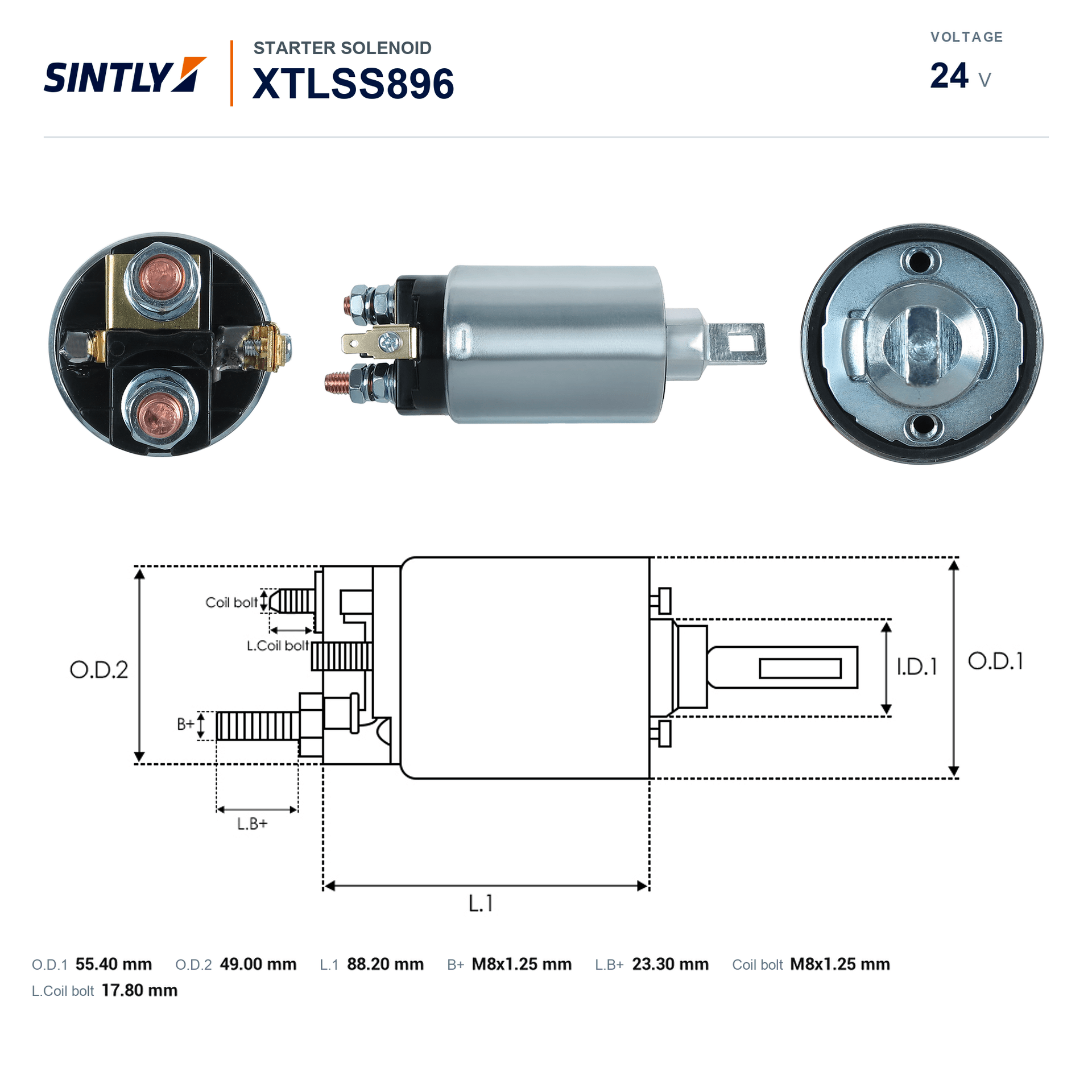 Starter Solenoid XTLSS896
