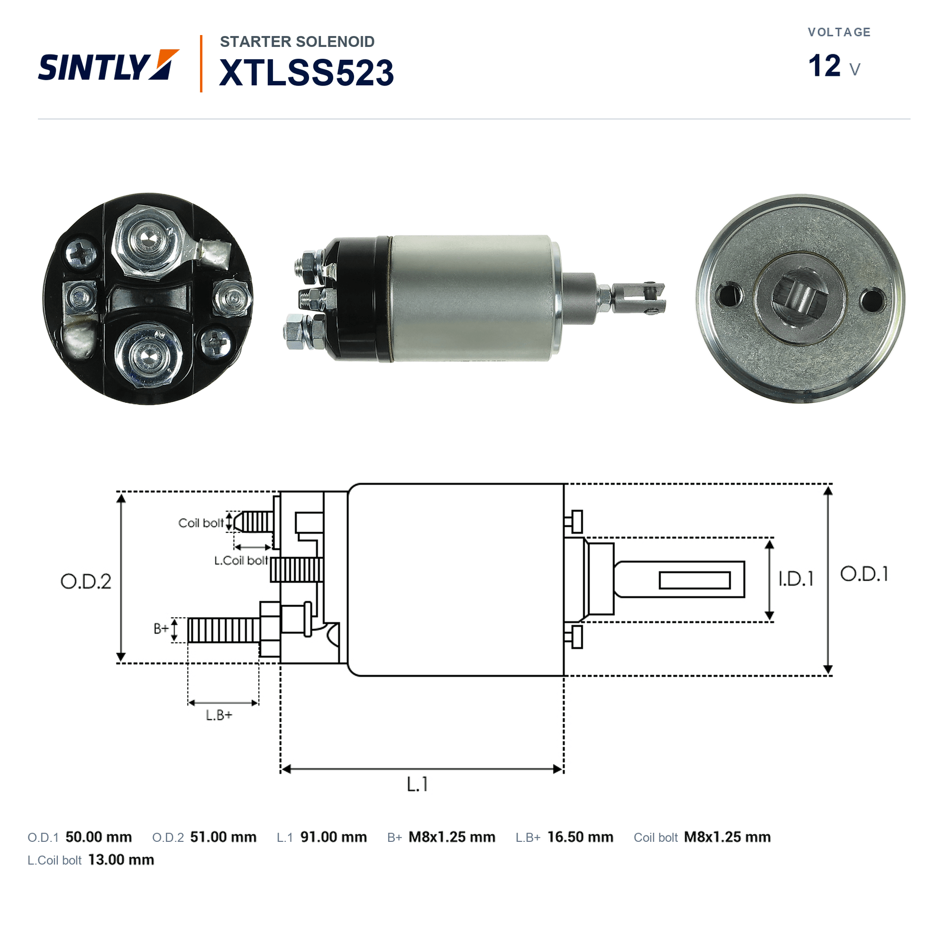 Starter Solenoid XTLSS523
