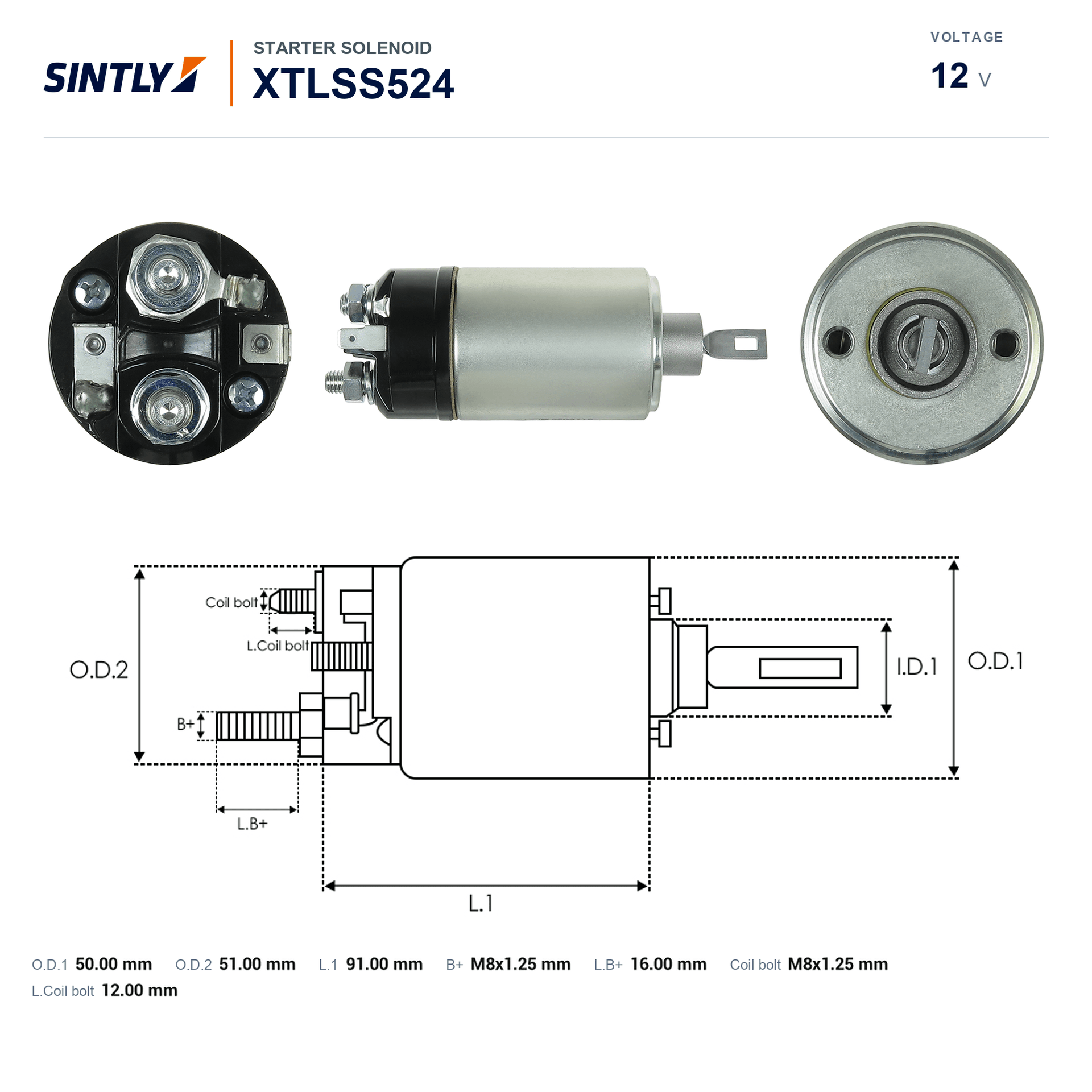 Starter Solenoid XTLSS524
