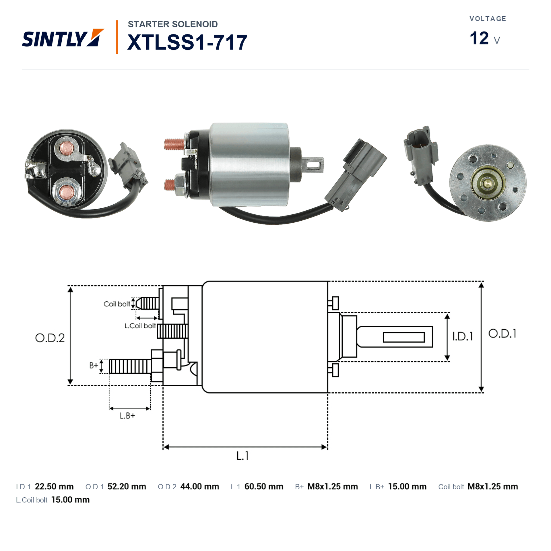 Starter Solenoid XTLSS1-717