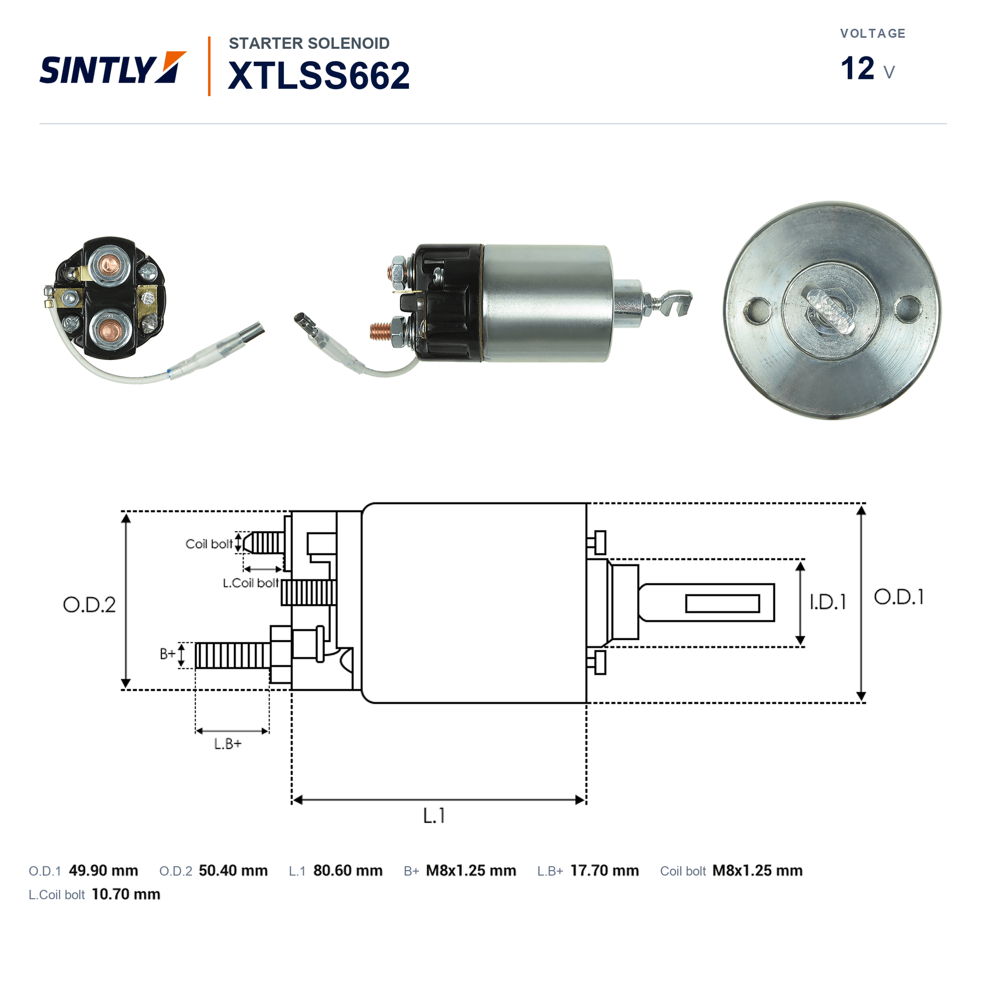 Starter Solenoid XTLSS662