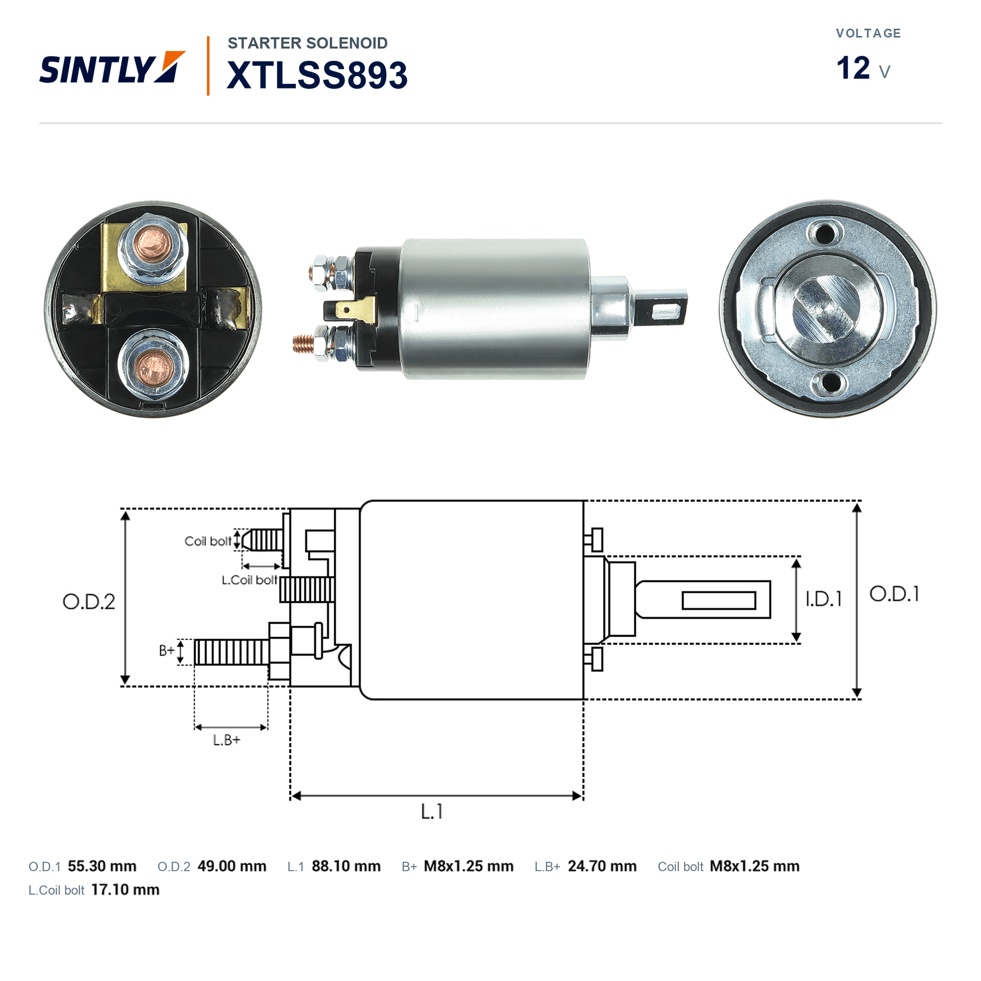 Starter Solenoid XTLSS893