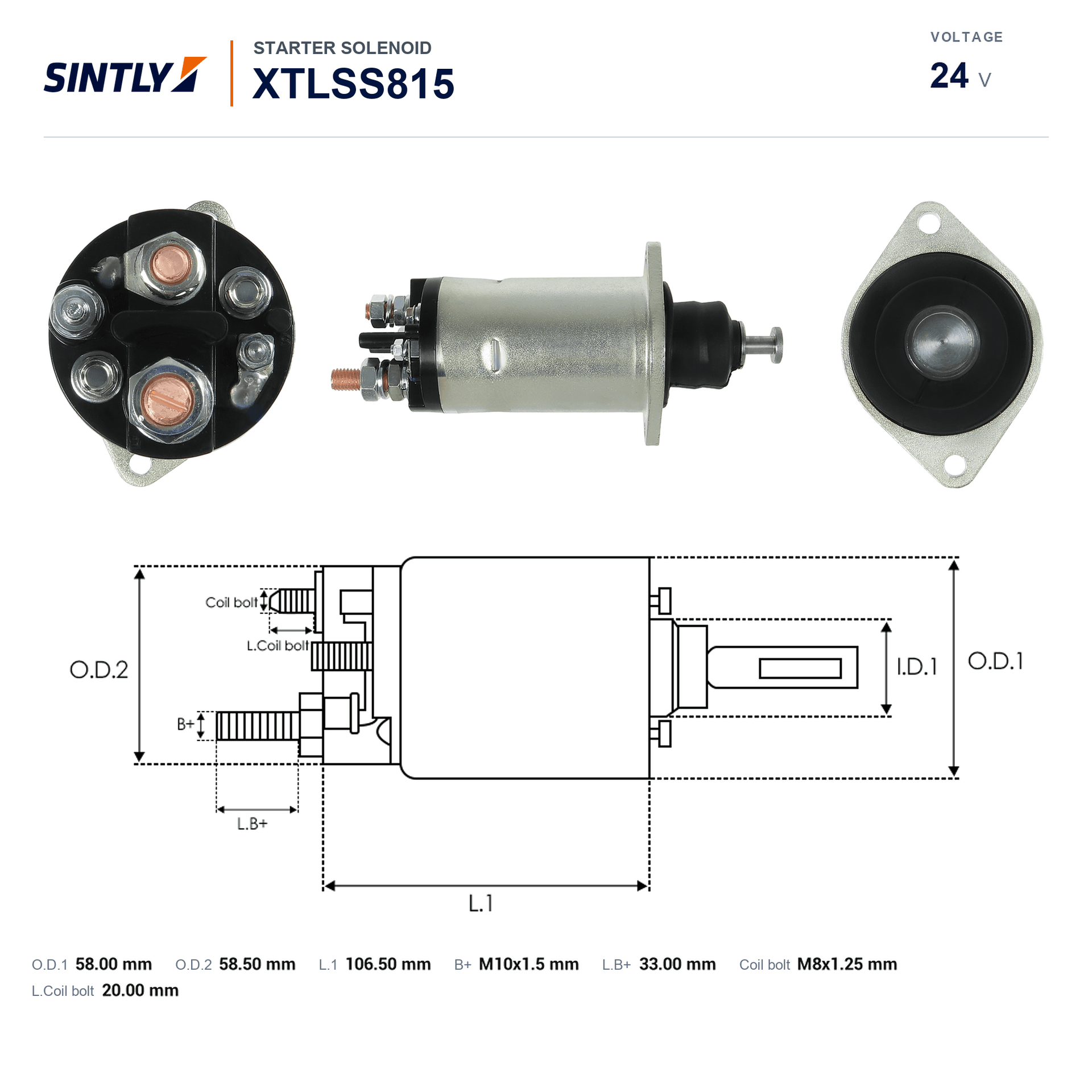 Starter Solenoid XTLSS815