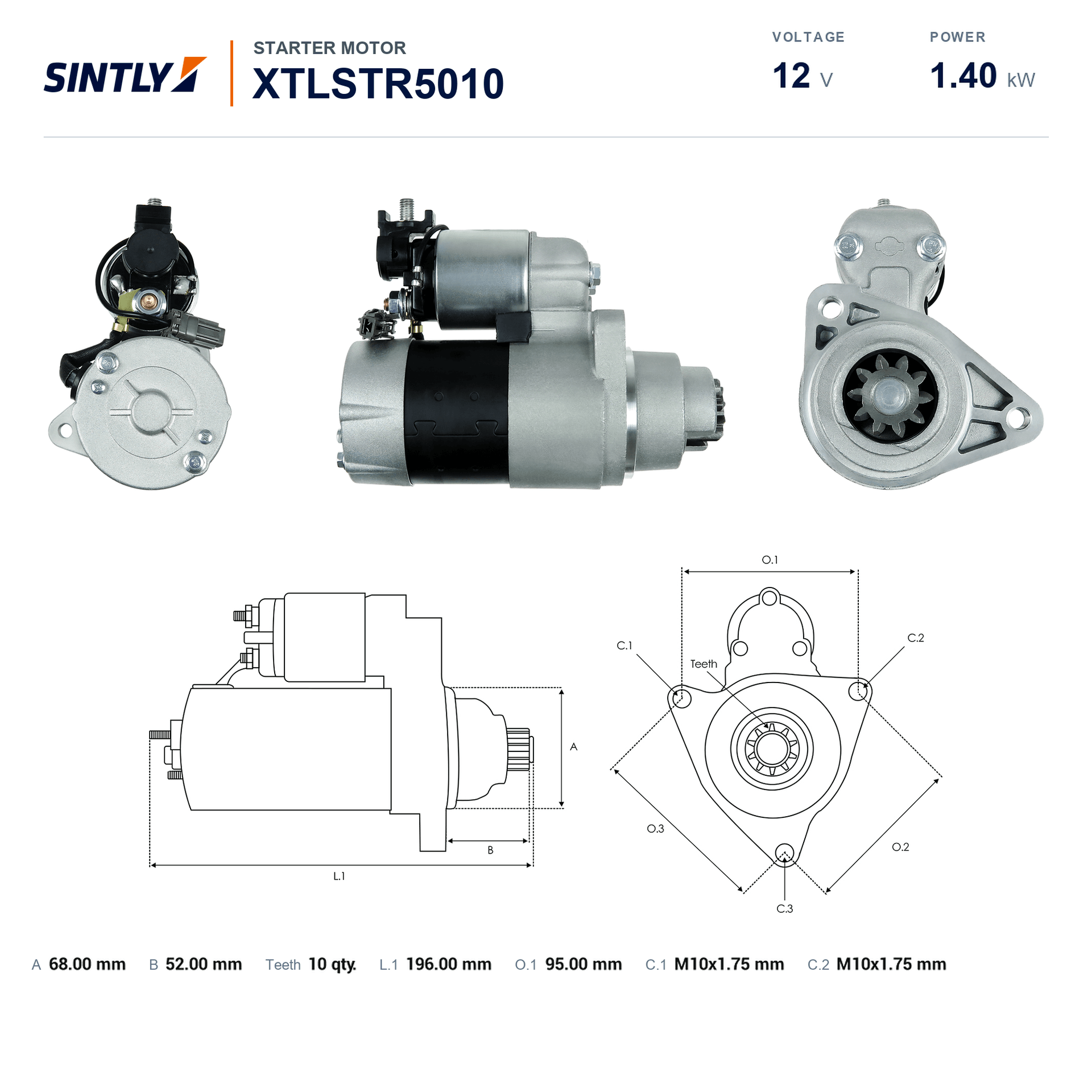 Starter XTLSTR5010