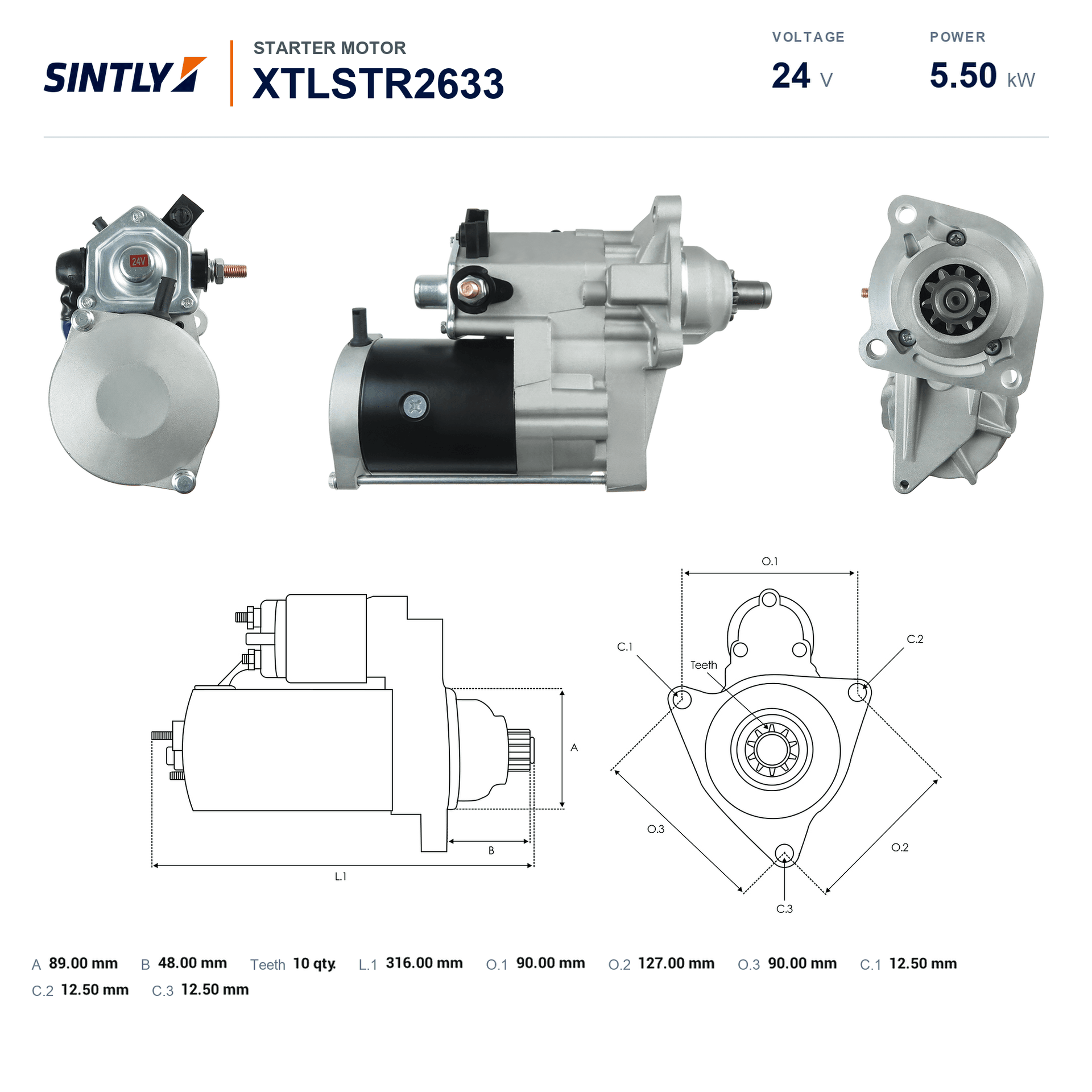 Starter XTLSTR2633