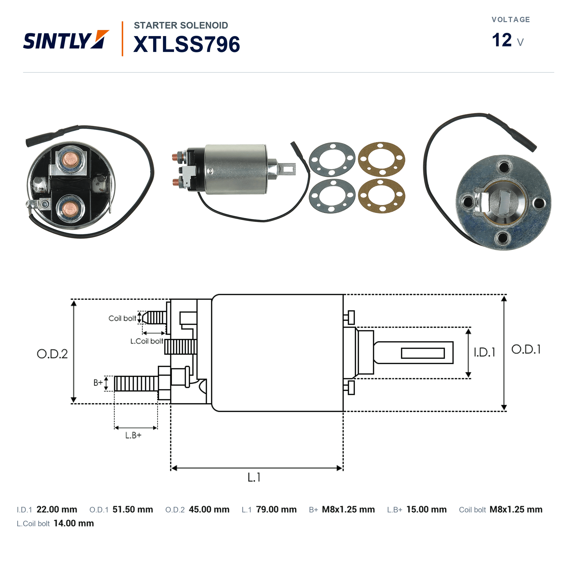 Starter Solenoid XTLSS796