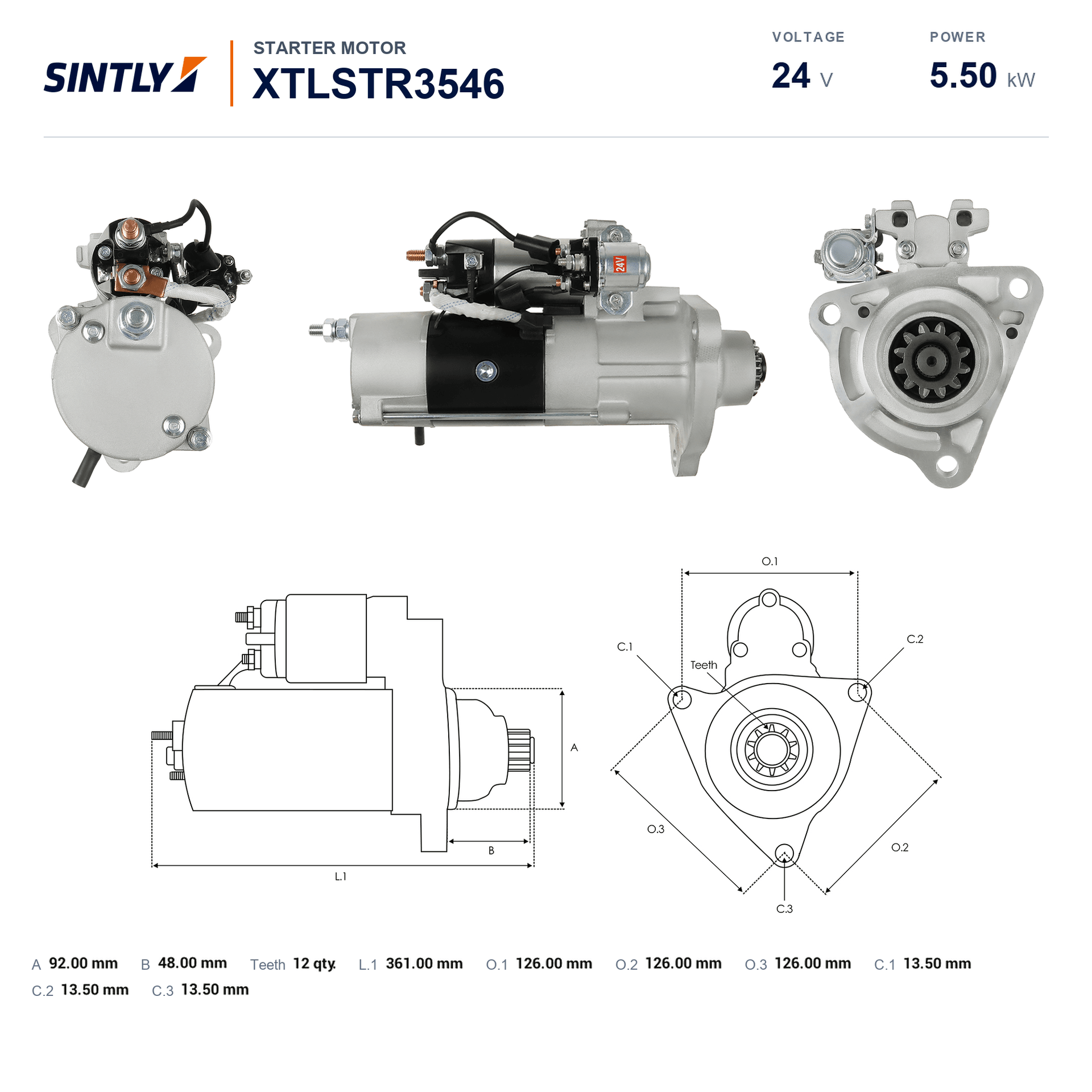 Starter XTLSTR3546