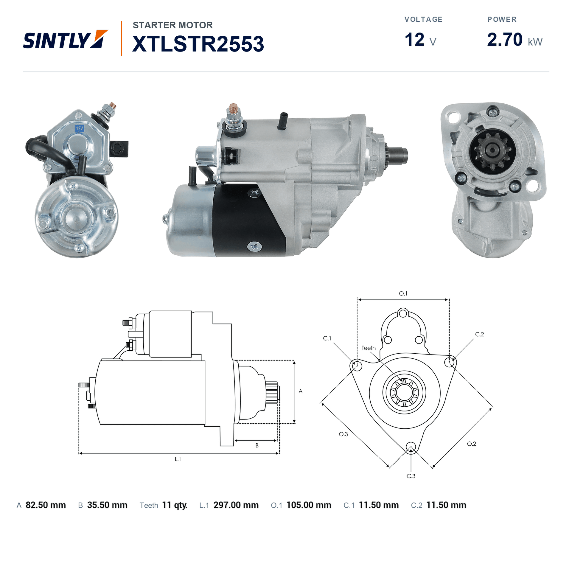 Starter XTLSTR2553